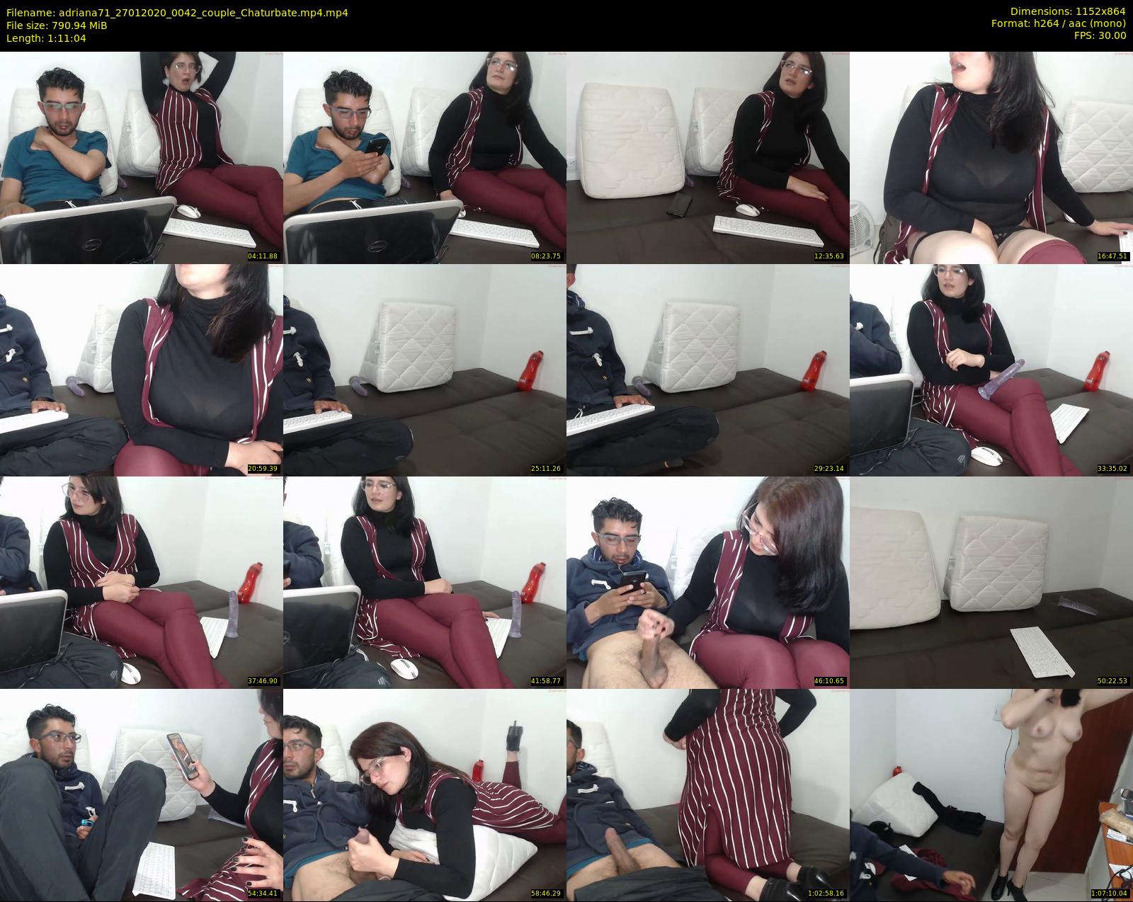 adriana71 — 72 minute Chaturbate couple cam show recording, 720p, Jan 27, 2020