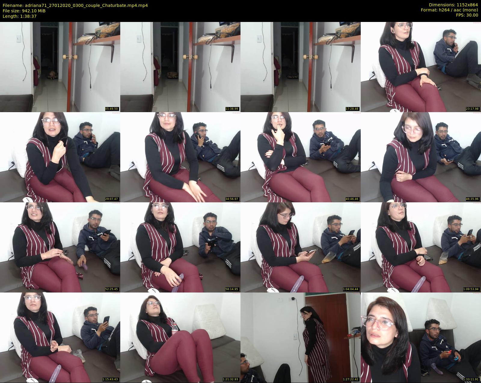 adriana71 — 99 minute Chaturbate couple cam show recording, 720p, Jan 27, 2020