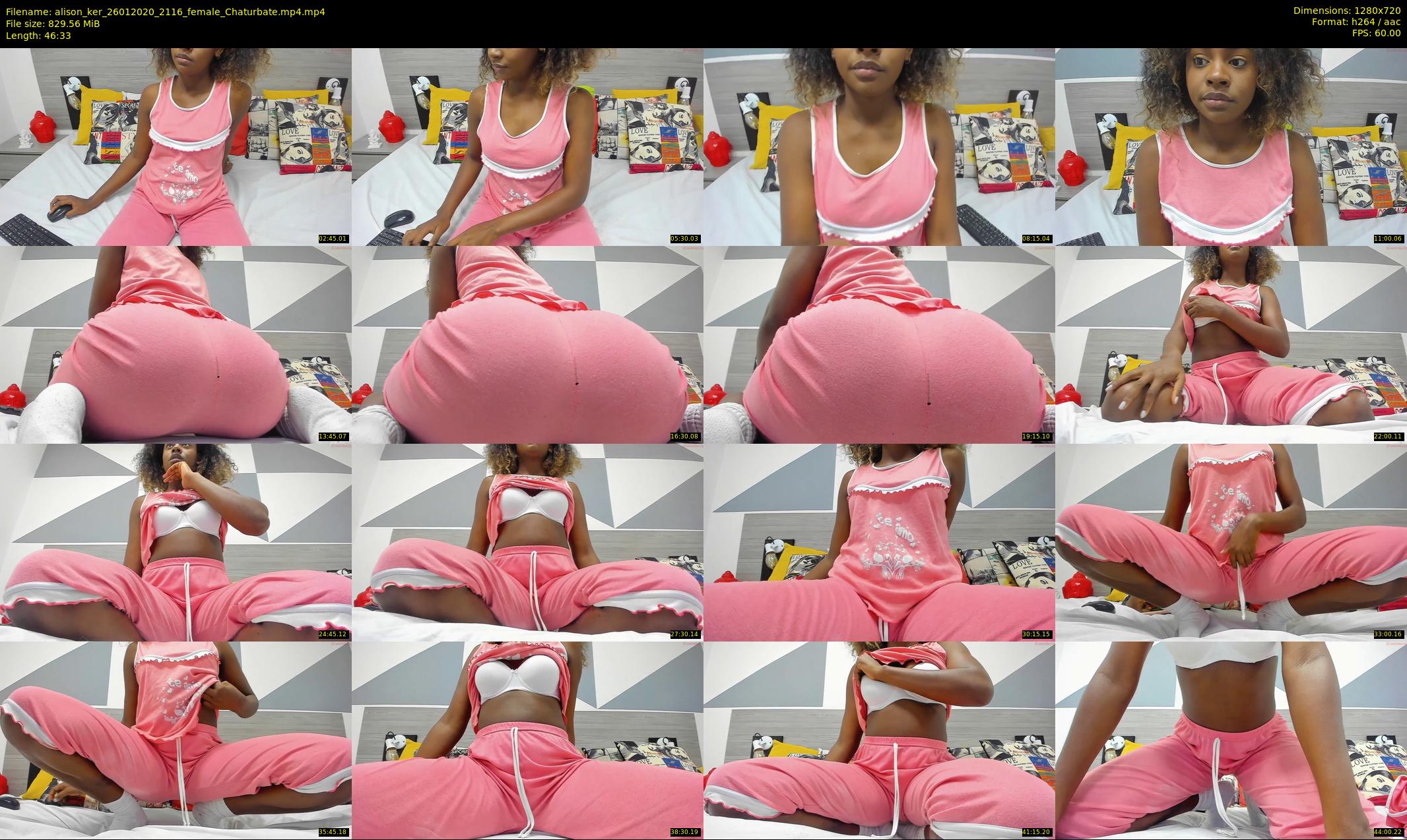 alison_ker — 47 minute Chaturbate female cam show recording, 720p, Jan 26, 2020