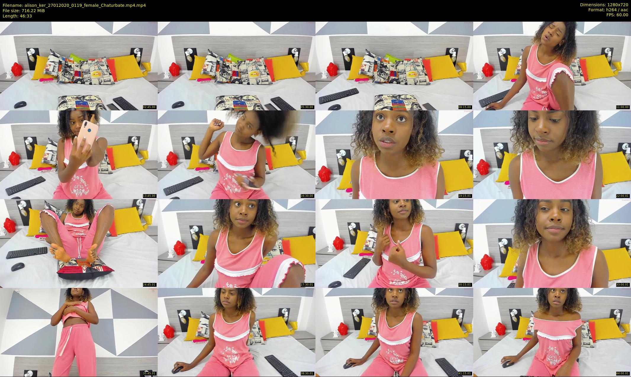 alison_ker — 47 minute Chaturbate female cam show recording, 720p, Jan 27, 2020