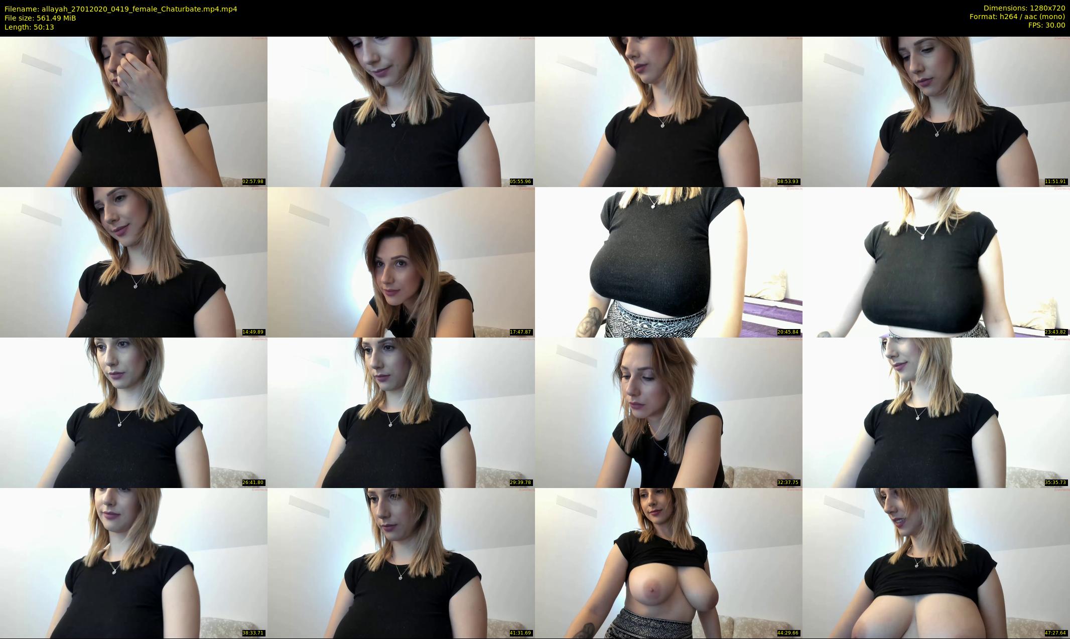 allayah — 51 minute Chaturbate female cam show recording, 720p, Jan 27, 2020