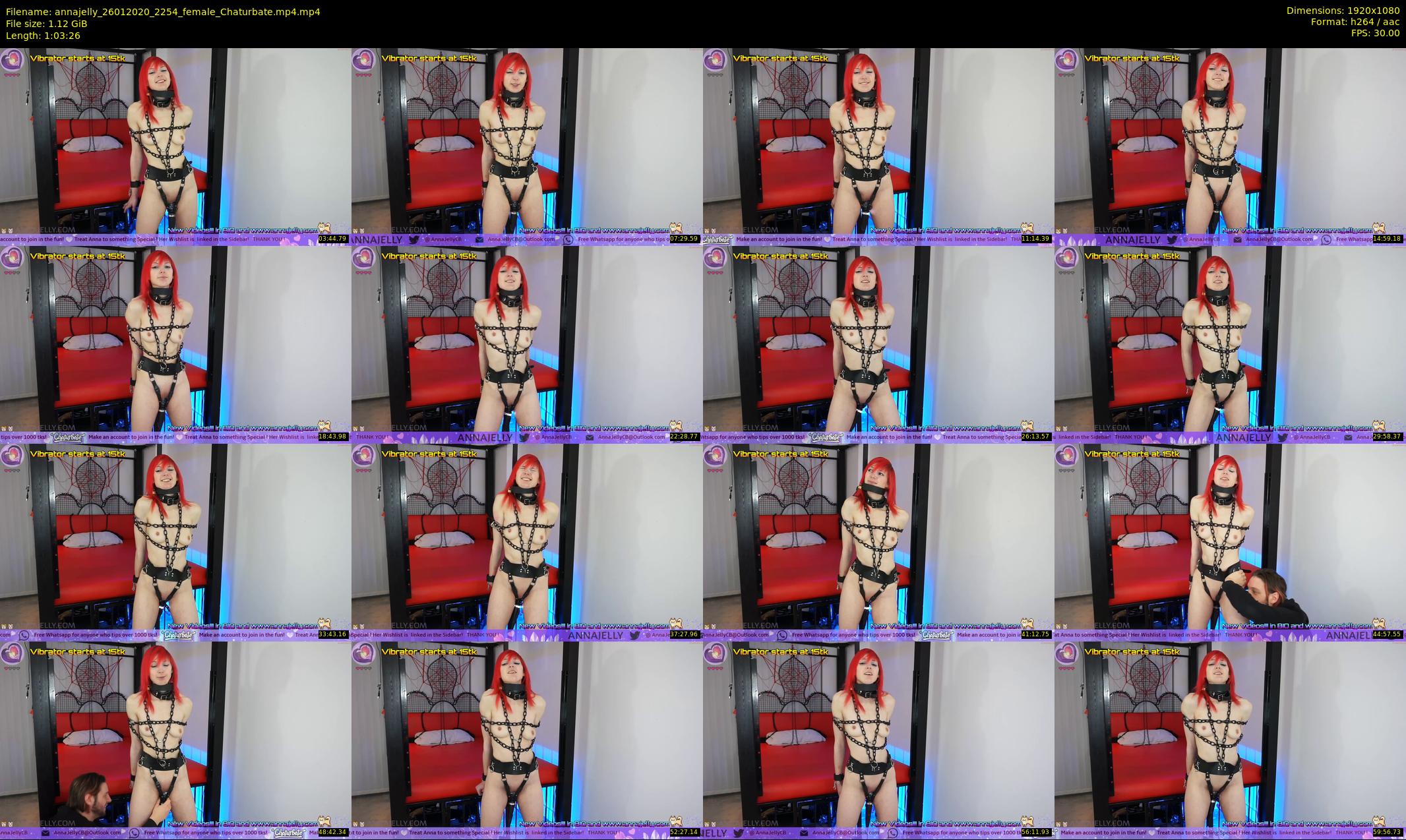 annajelly — 64 minute Chaturbate couple cam show recording, 1080p, Jan 26, 2020