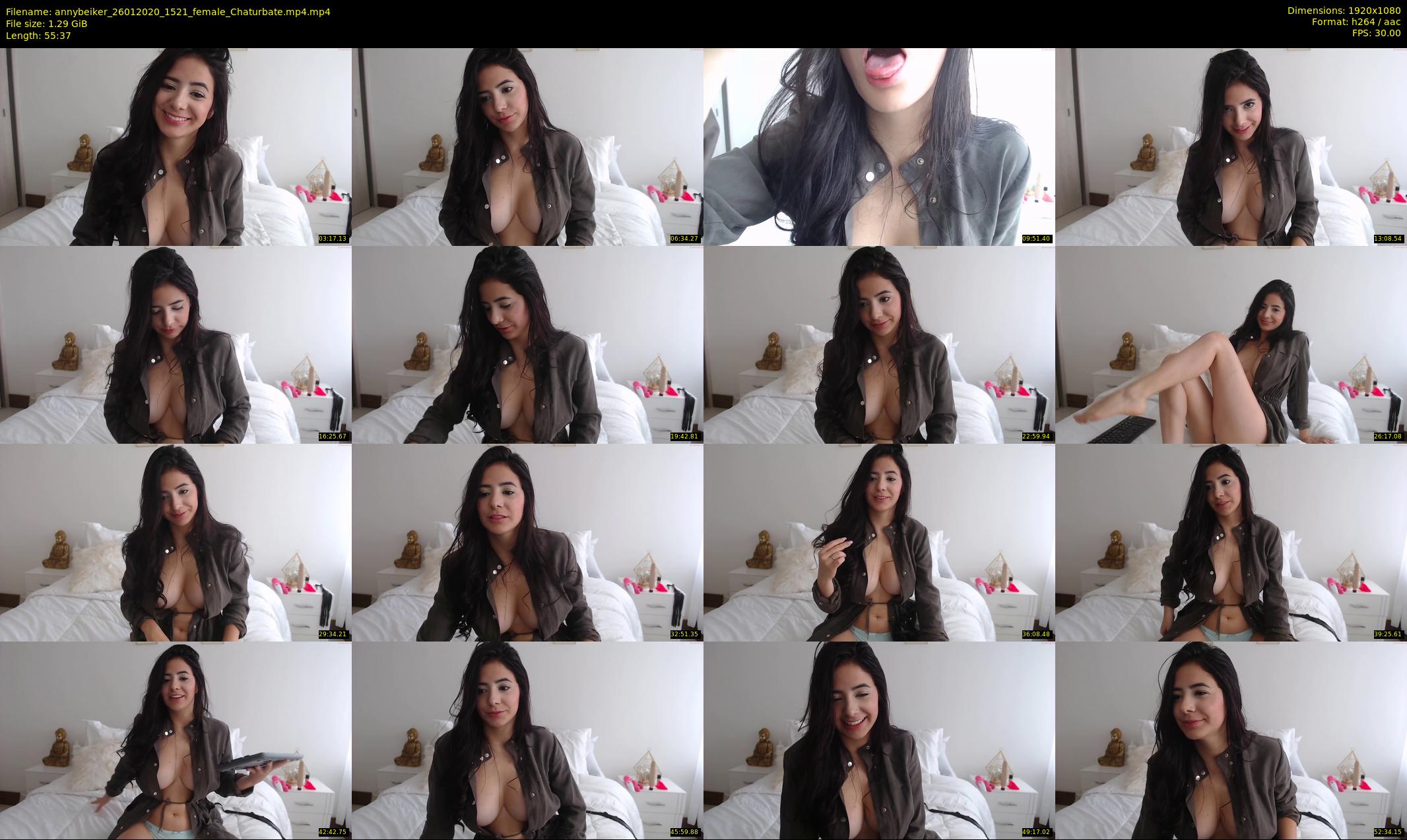 annybeiker — 56 minute Chaturbate female cam show recording, 1080p, Jan 26, 2020