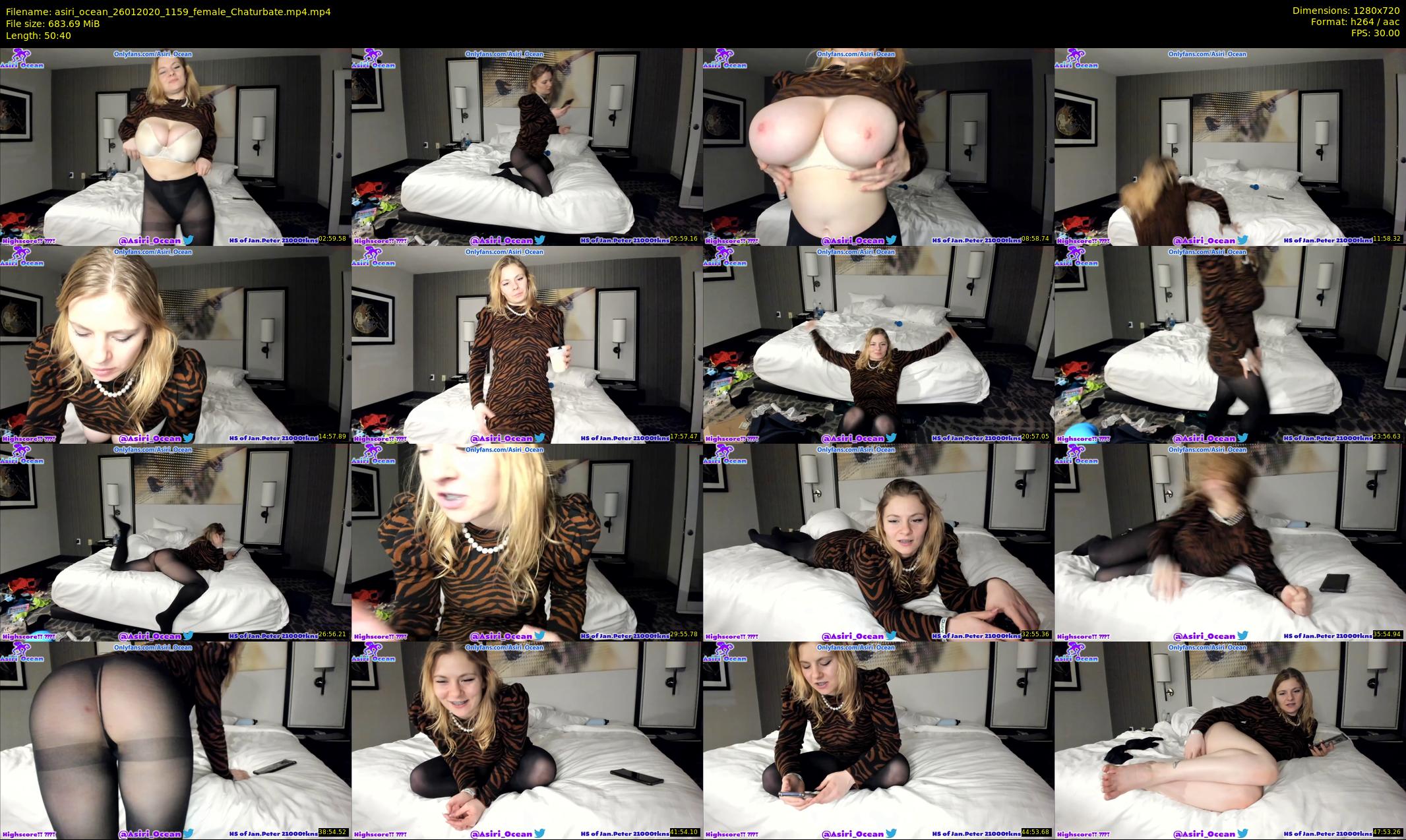 asiri_ocean — 51 minute Chaturbate female cam show recording, 720p, Jan 26, 2020