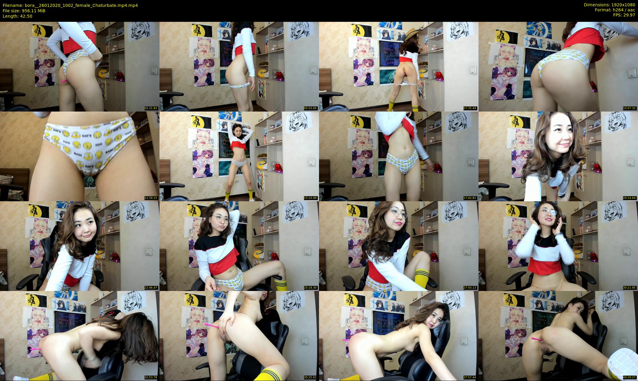 bora_ — 43 minute Chaturbate female cam show recording, 1080p, Jan 26, 2020