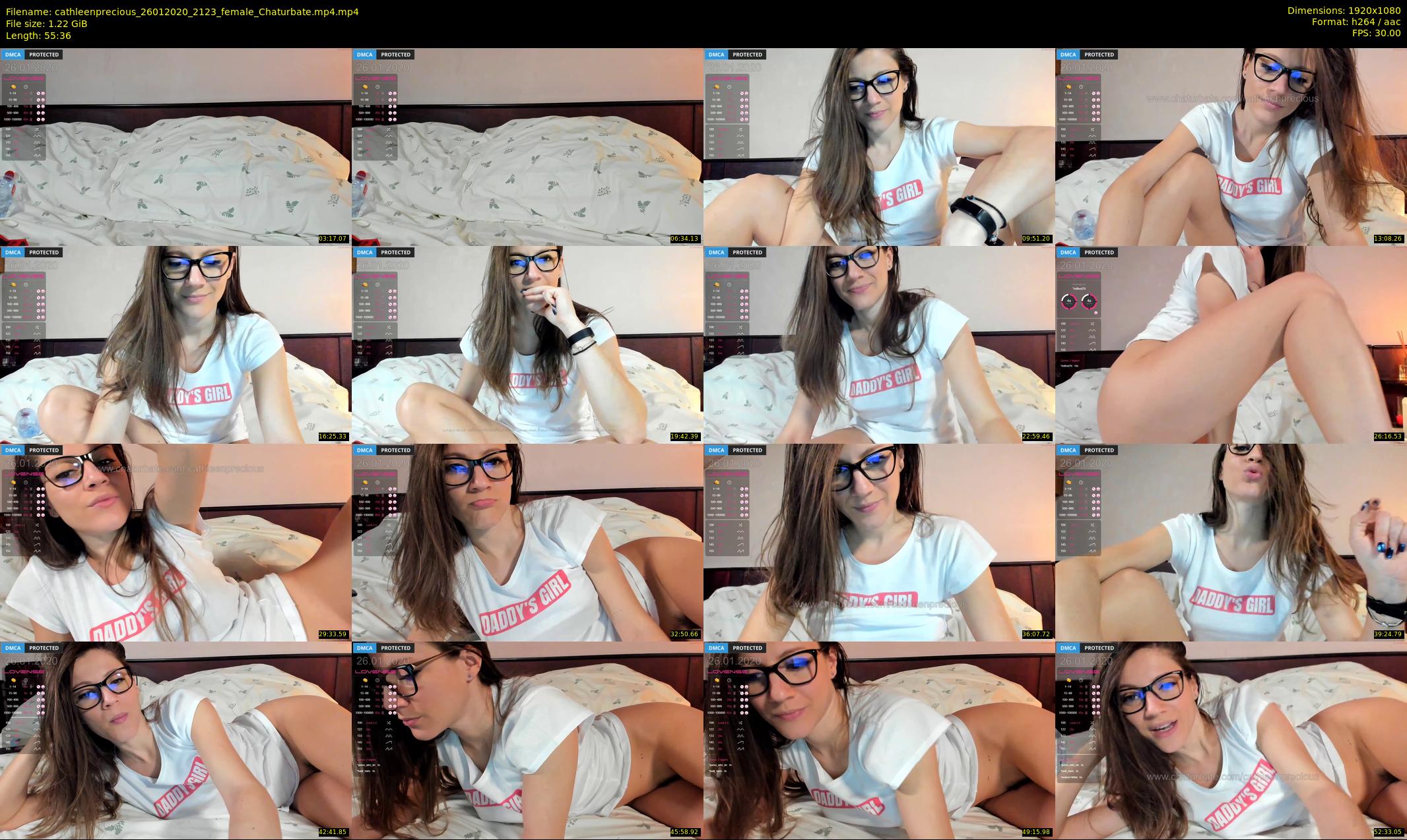 cathleenprecious — 56 minute Chaturbate female cam show recording, 1080p, Jan 26, 2020