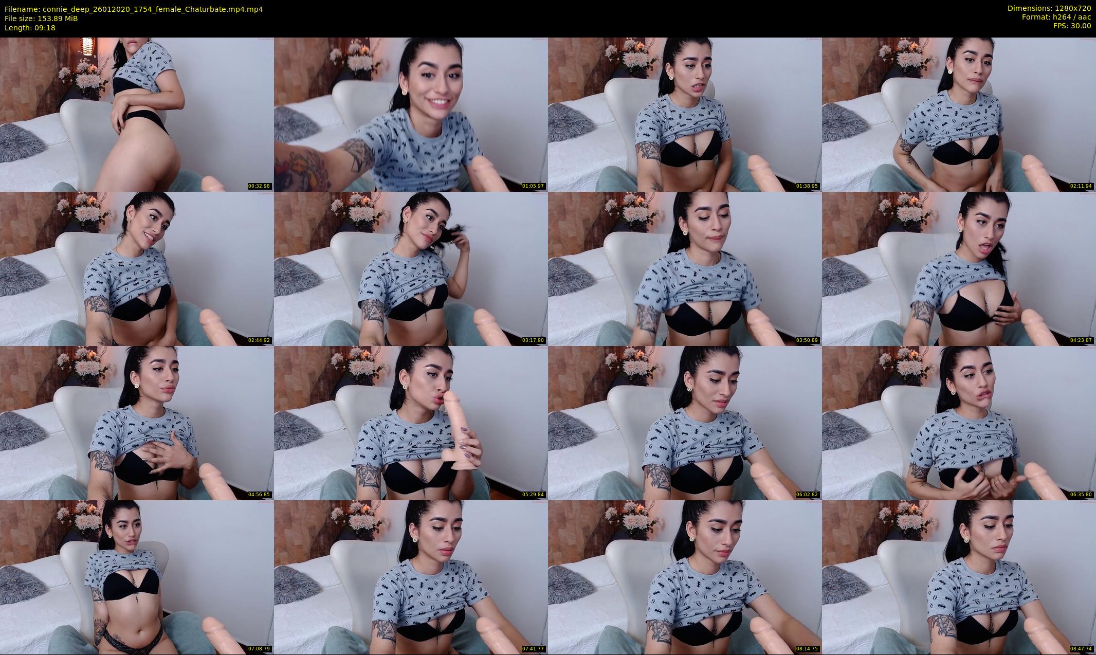 connie_deep — 10 minute Chaturbate female cam show recording, 720p, Jan 26, 2020