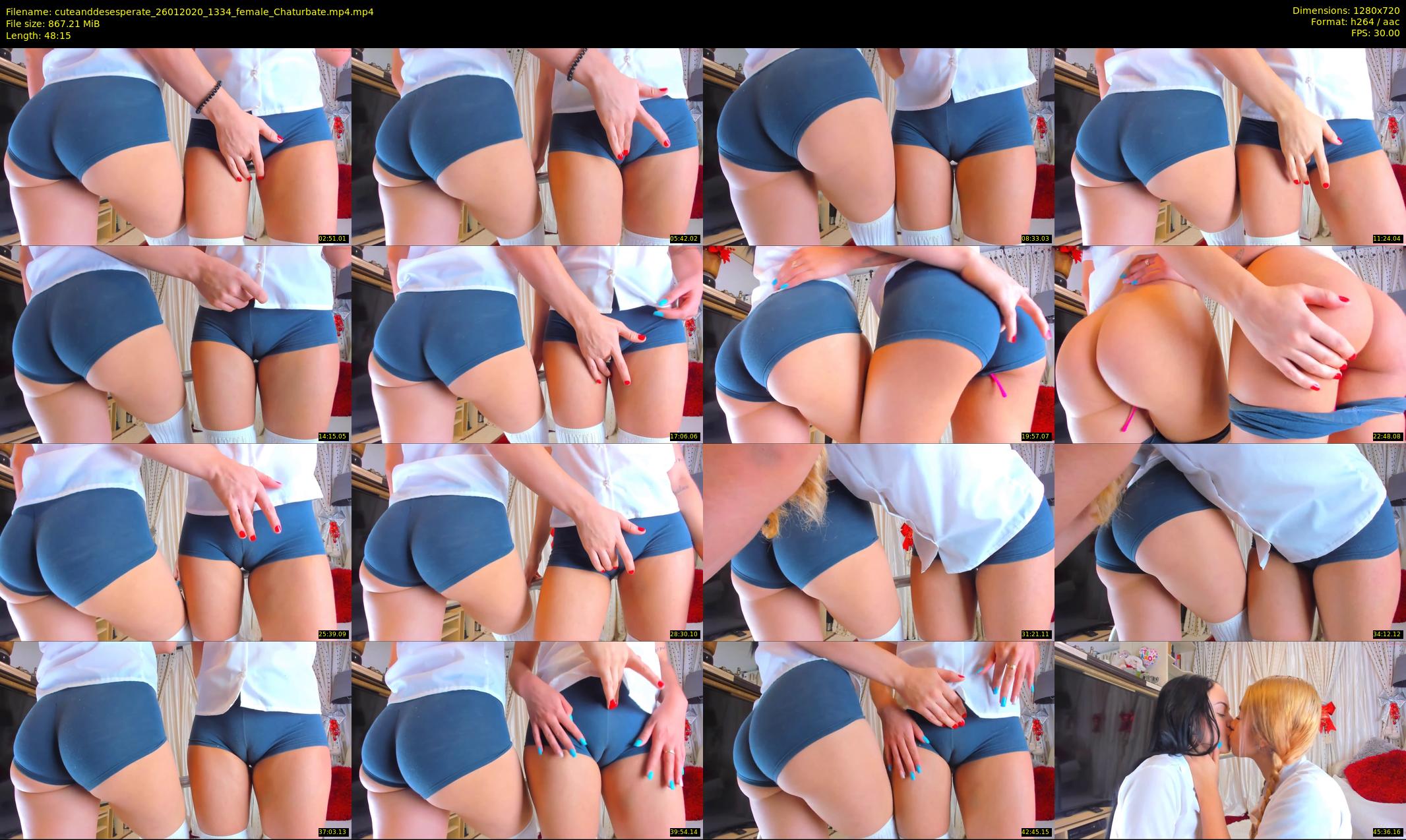 cuteanddesesperate — 49 minute Chaturbate female cam show recording, 720p, Jan 26, 2020