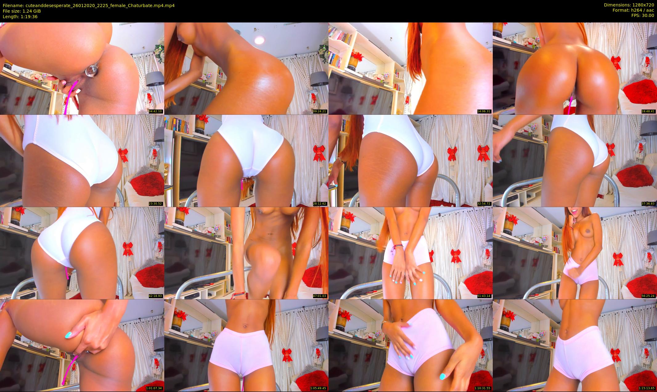 cuteanddesesperate — 80 minute Chaturbate female cam show recording, 720p, Jan 26, 2020