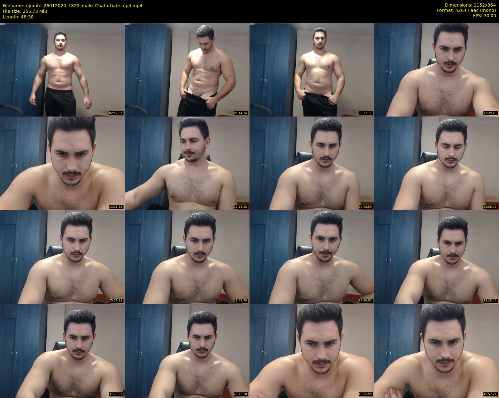 djmute — 49 minute Chaturbate male cam show recording, 720p, Jan 26, 2020