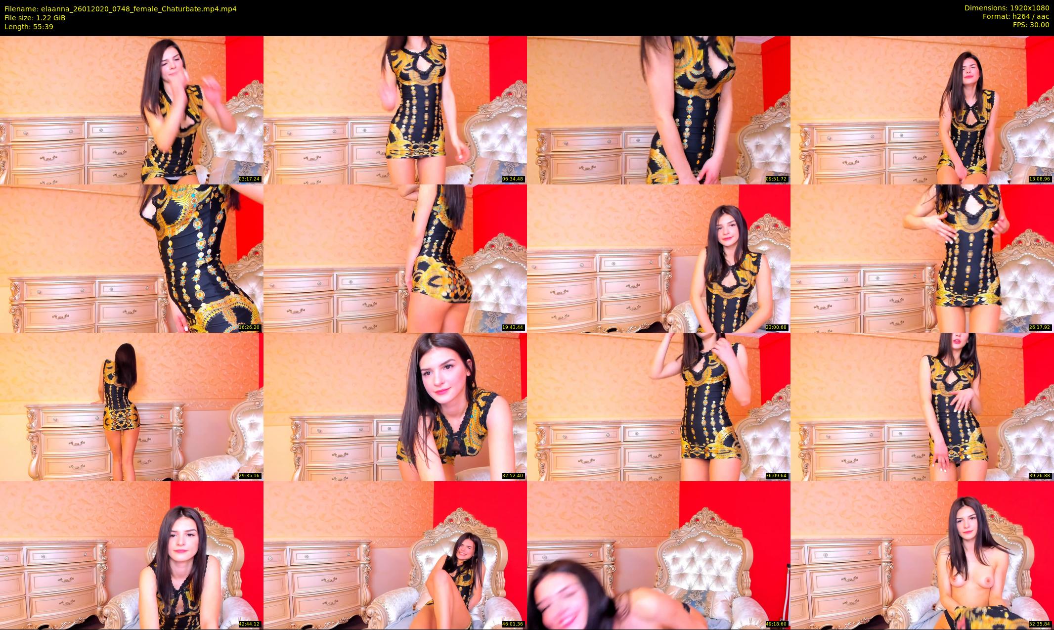 elaanna — 56 minute Chaturbate female cam show recording, 1080p, Jan 26, 2020