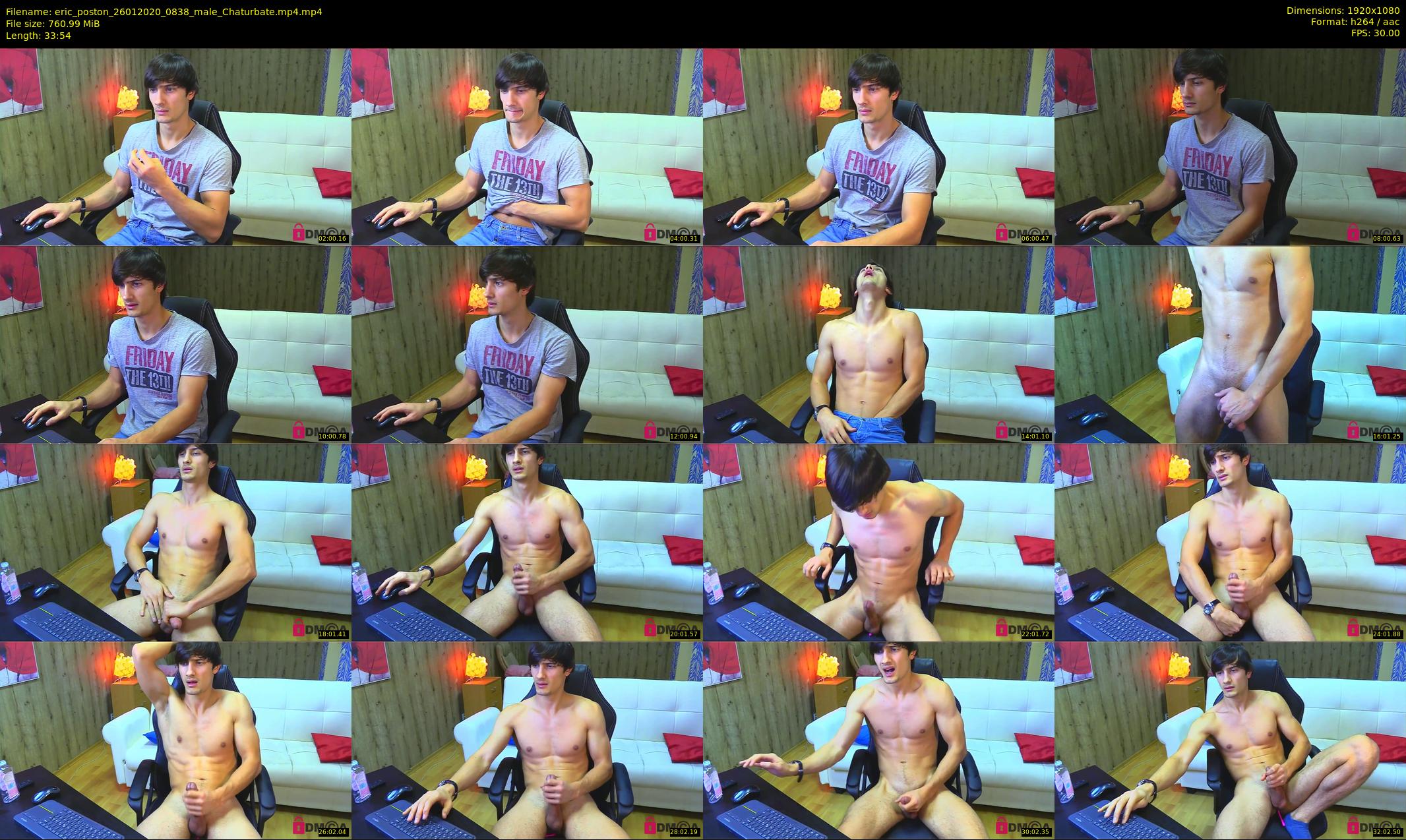 eric_poston — 34 minute Chaturbate male cam show recording, 1080p, Jan 26, 2020