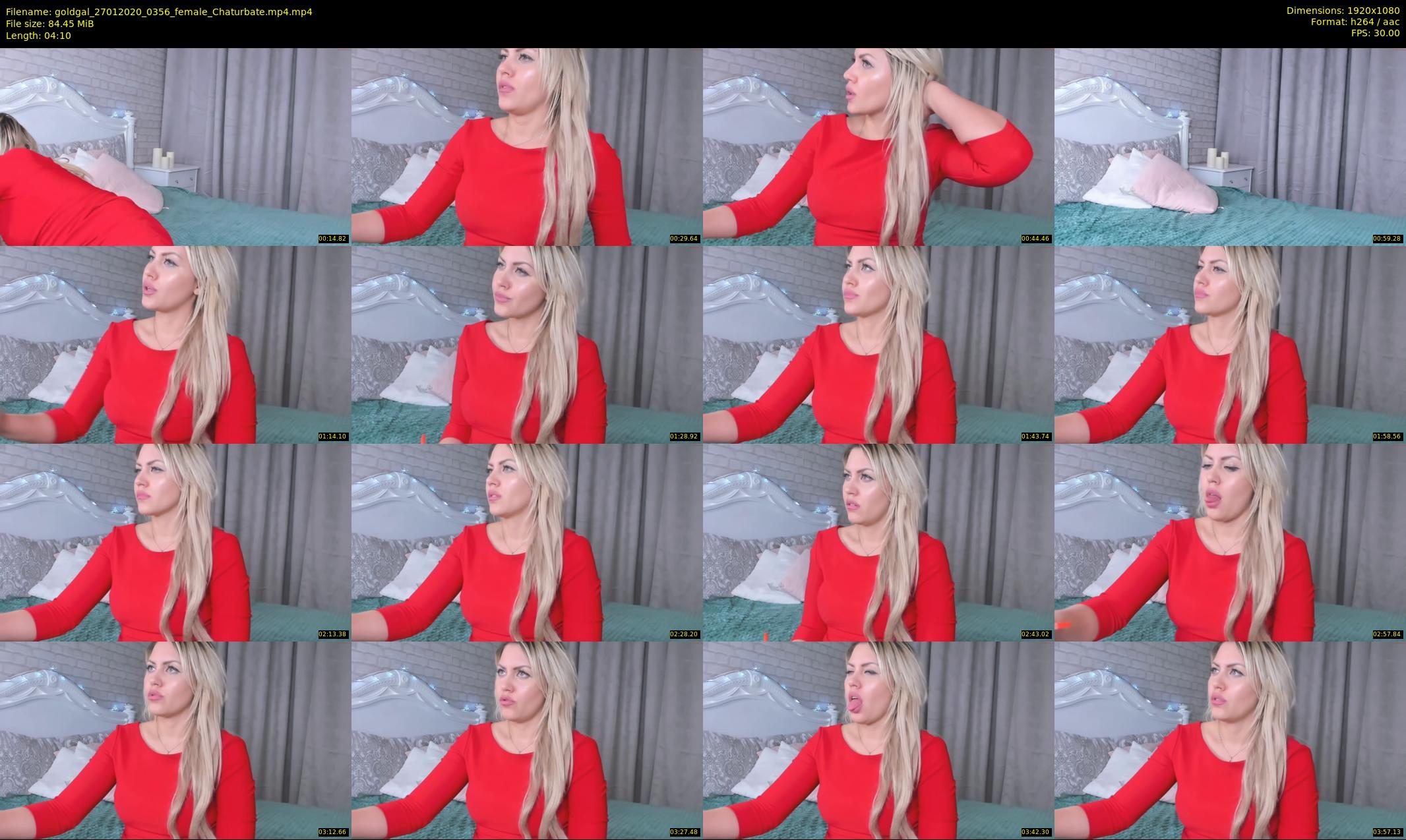 goldgal — 5 minute Chaturbate female cam show recording, 1080p, Jan 27, 2020