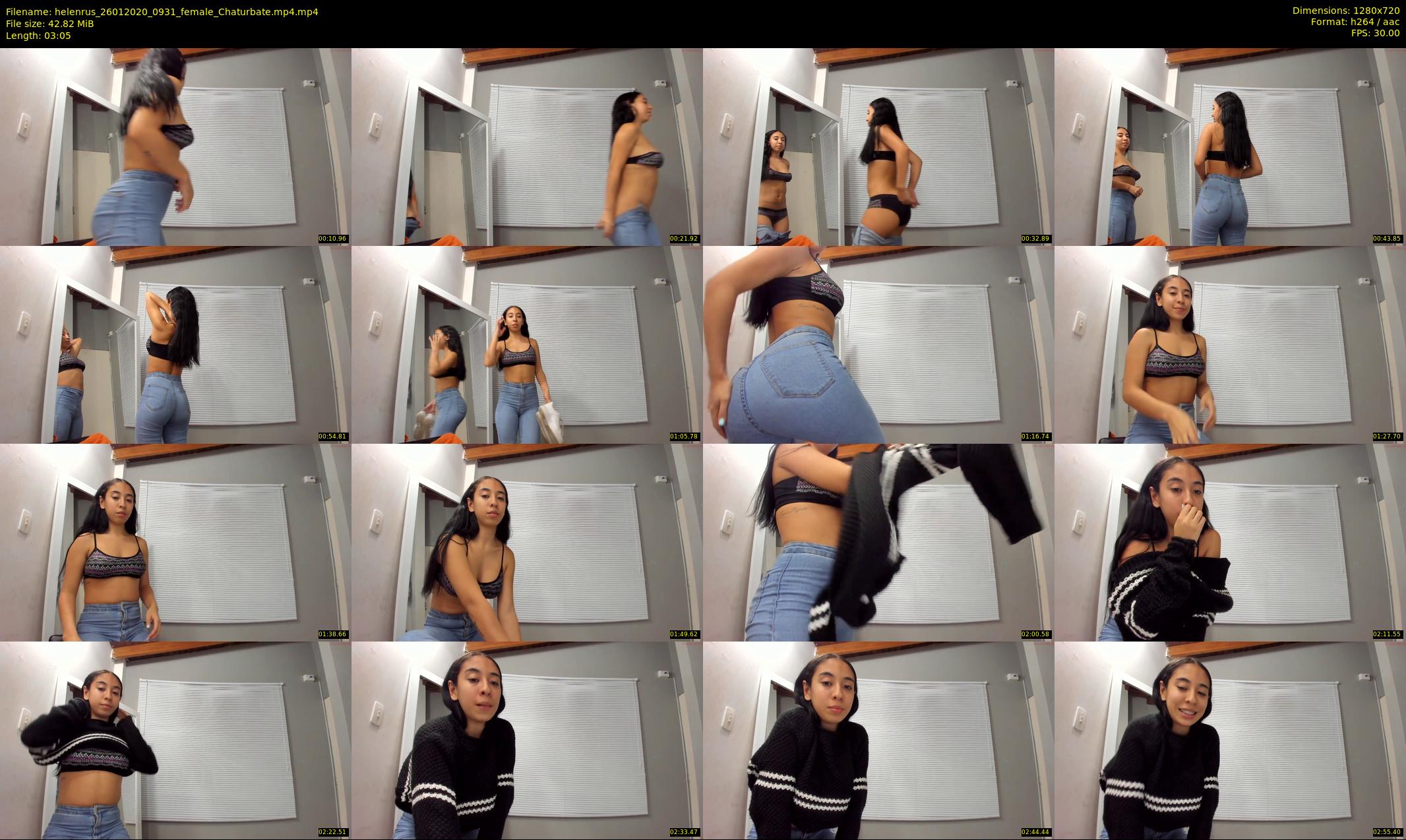 helenrus — 4 minute Chaturbate female cam show recording, 720p, Jan 26, 2020
