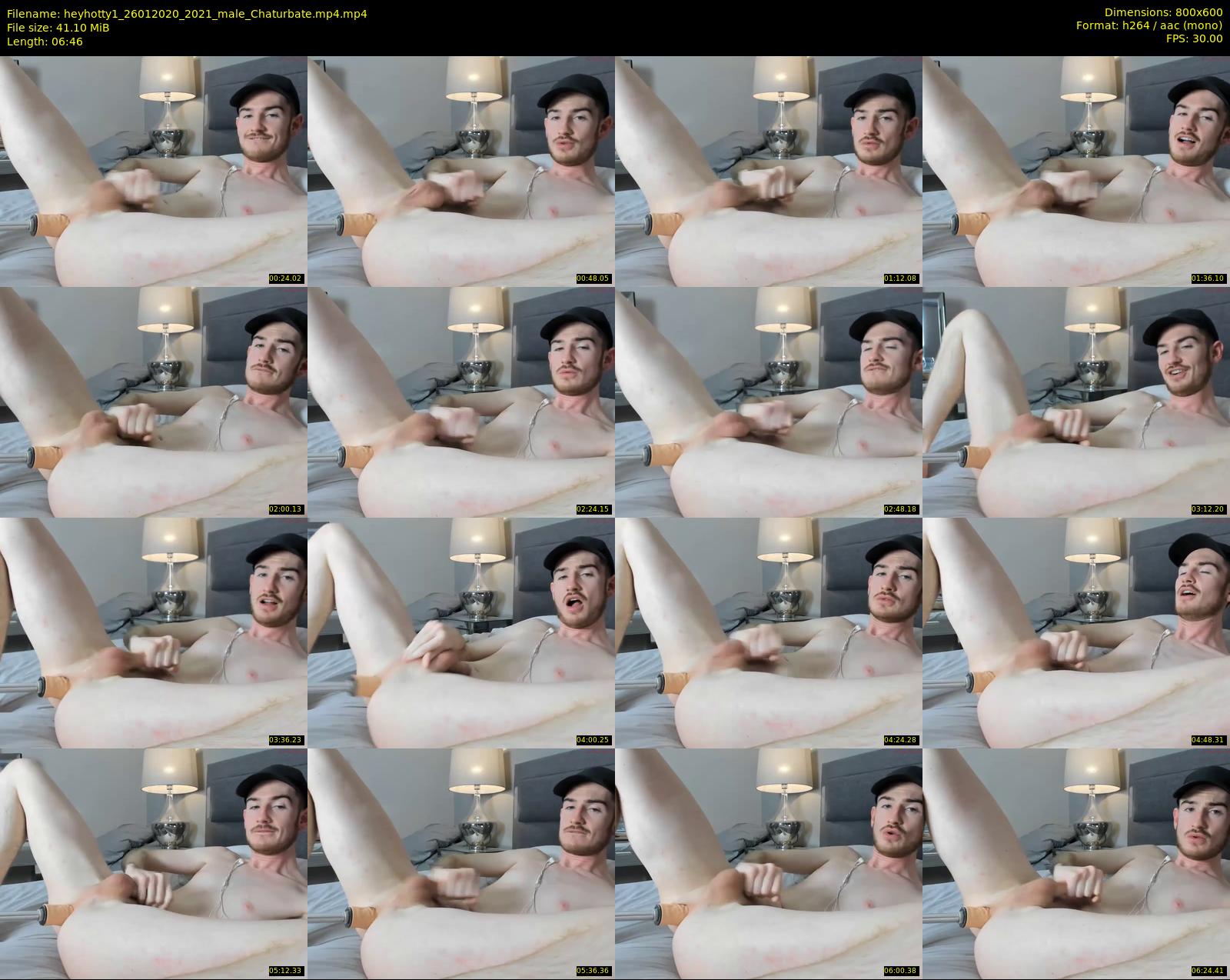 heyhotty1 — 7 minute Chaturbate male cam show recording, 480p, Jan 26, 2020