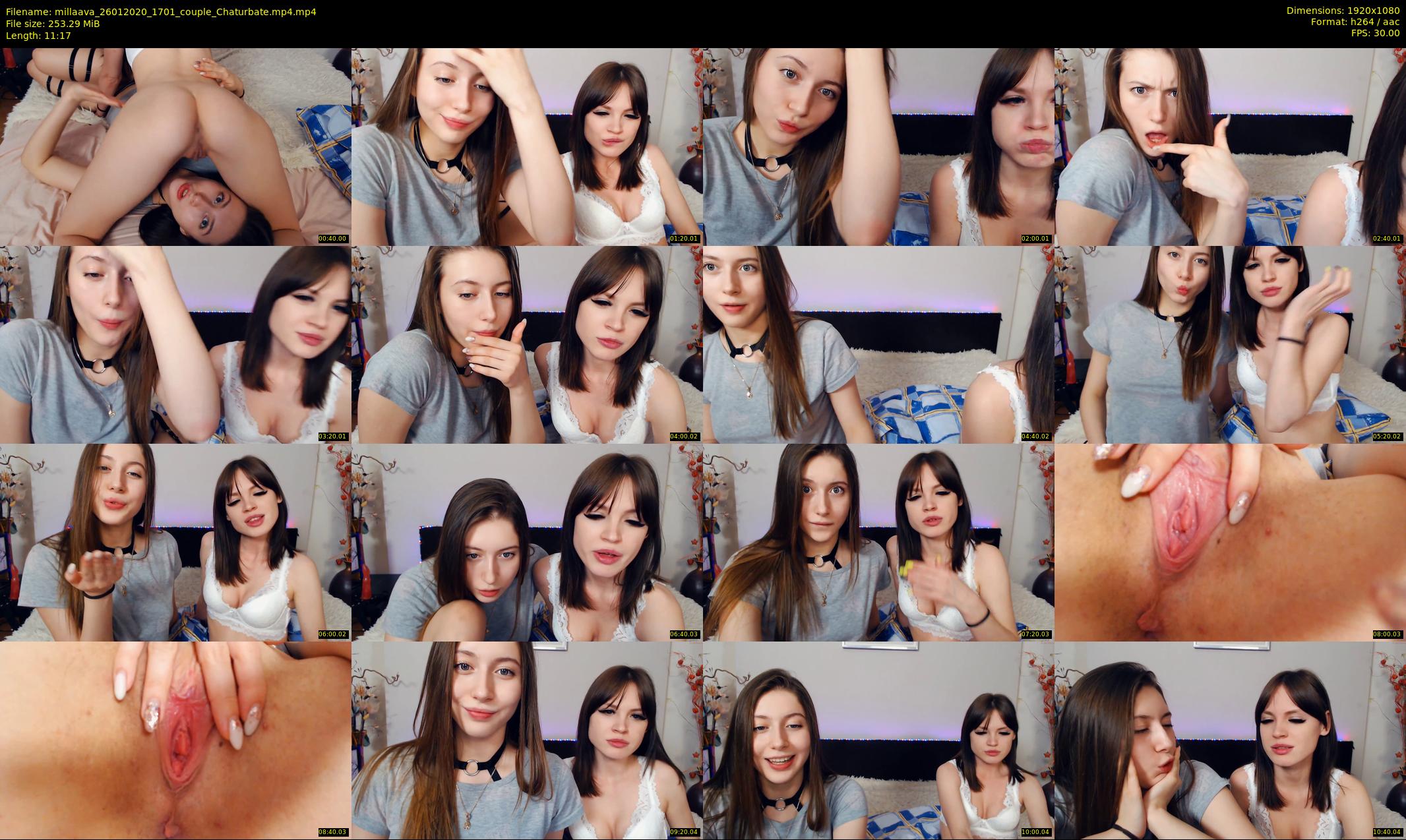 millaava — 12 minute Chaturbate female cam show recording, 1080p, Jan 26, 2020