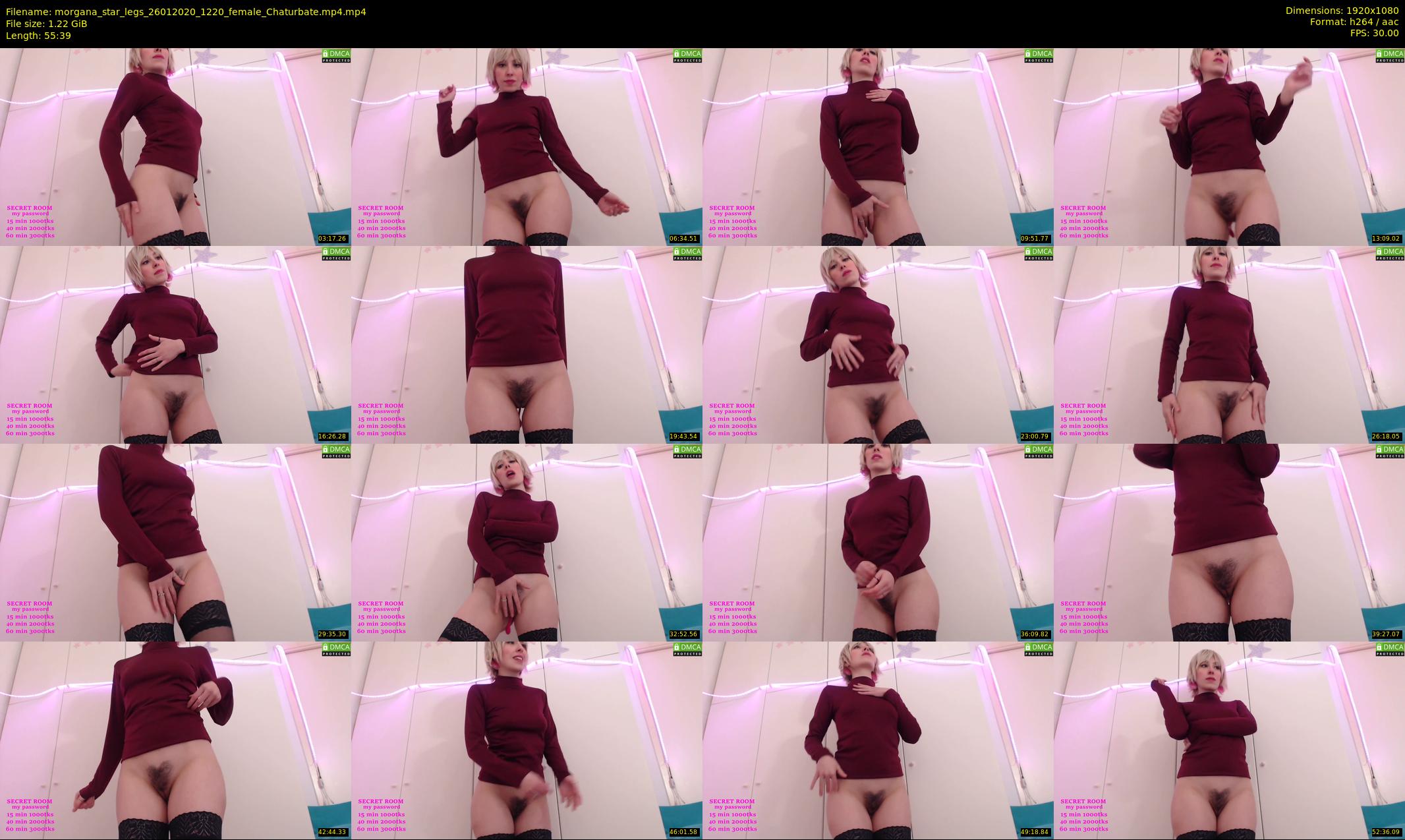 morgana_star_legs — 56 minute Chaturbate female cam show recording, 1080p, Jan 26, 2020