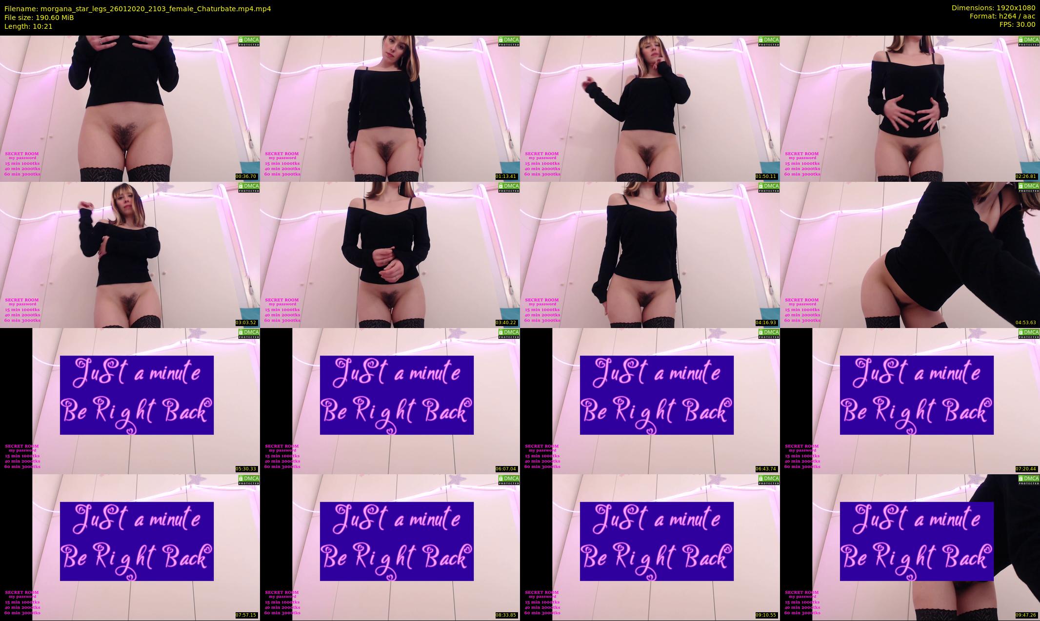 morgana_star_legs — 11 minute Chaturbate female cam show recording, 1080p, Jan 26, 2020