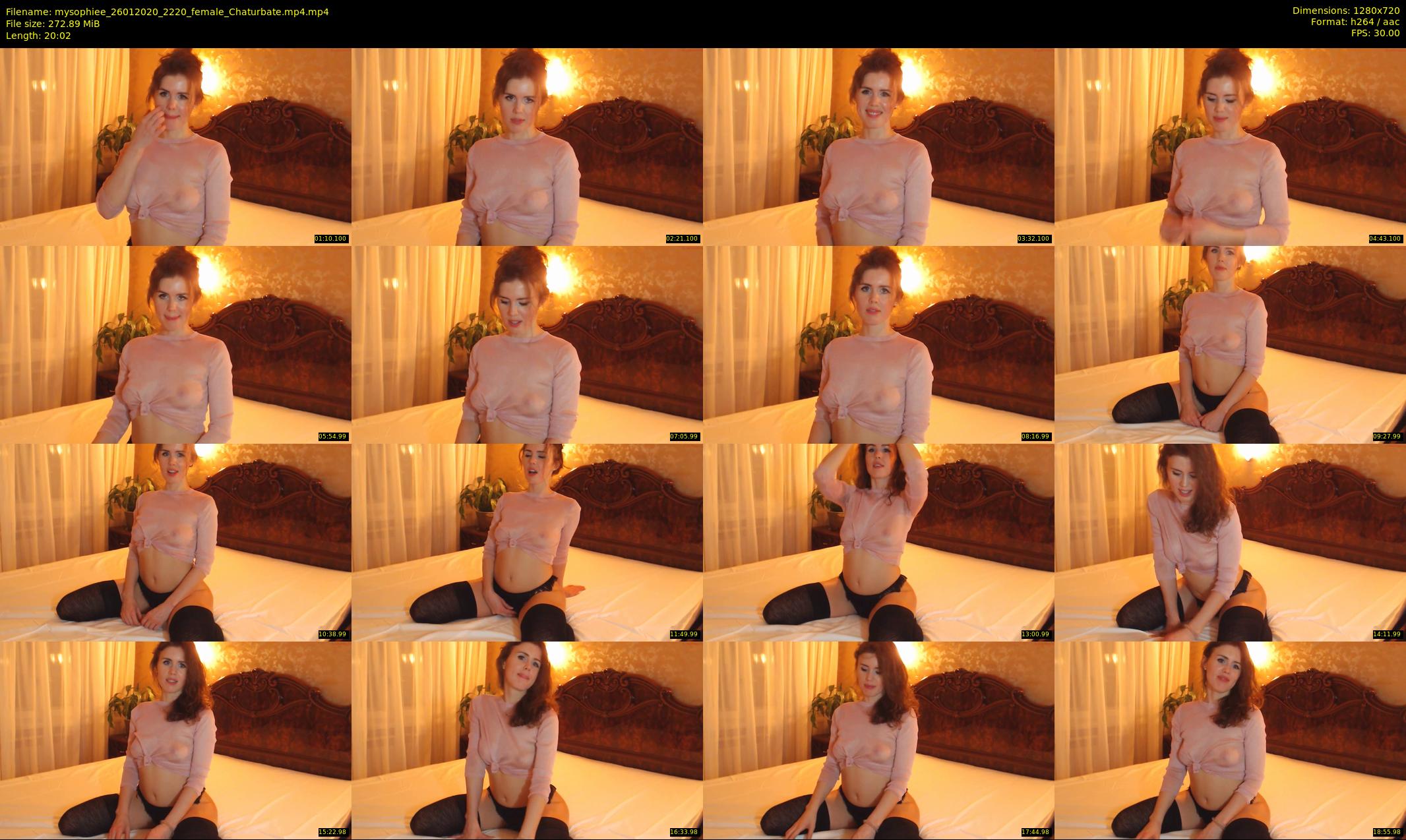 mysophiee — 21 minute Chaturbate female cam show recording, 720p, Jan 26, 2020