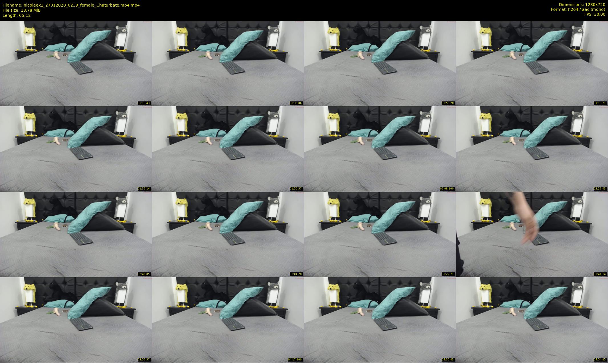 nicoleex1 — 6 minute Chaturbate female cam show recording, 720p, Jan 27, 2020