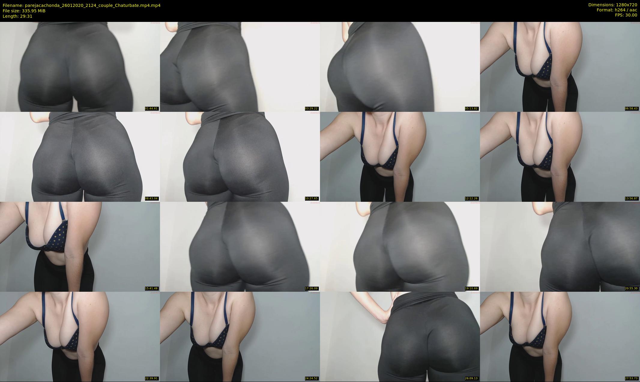 parejacachonda — 30 minute Chaturbate couple cam show recording, 720p, Jan 26, 2020