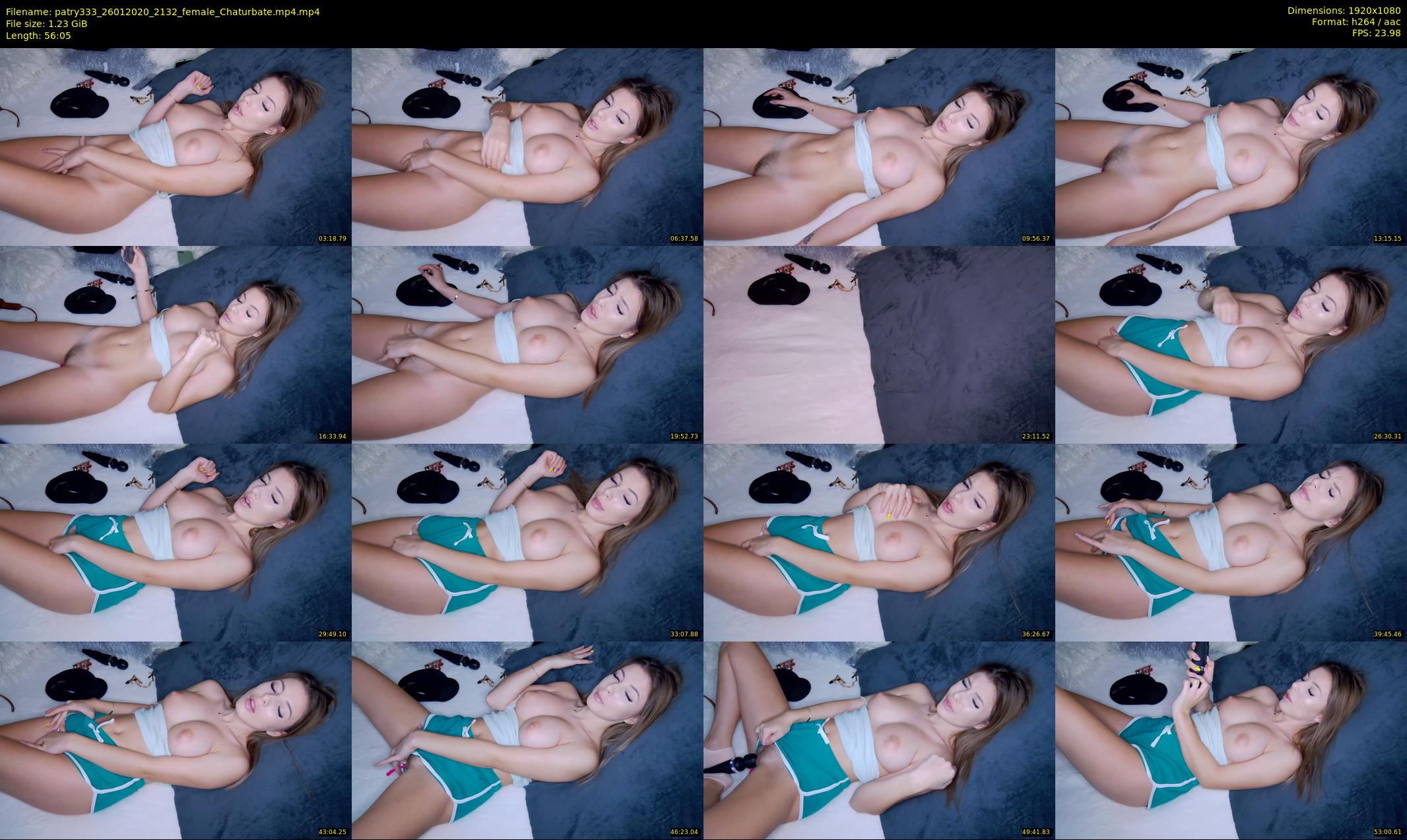 patry333 — 57 minute Chaturbate female cam show recording, 1080p, Jan 26, 2020