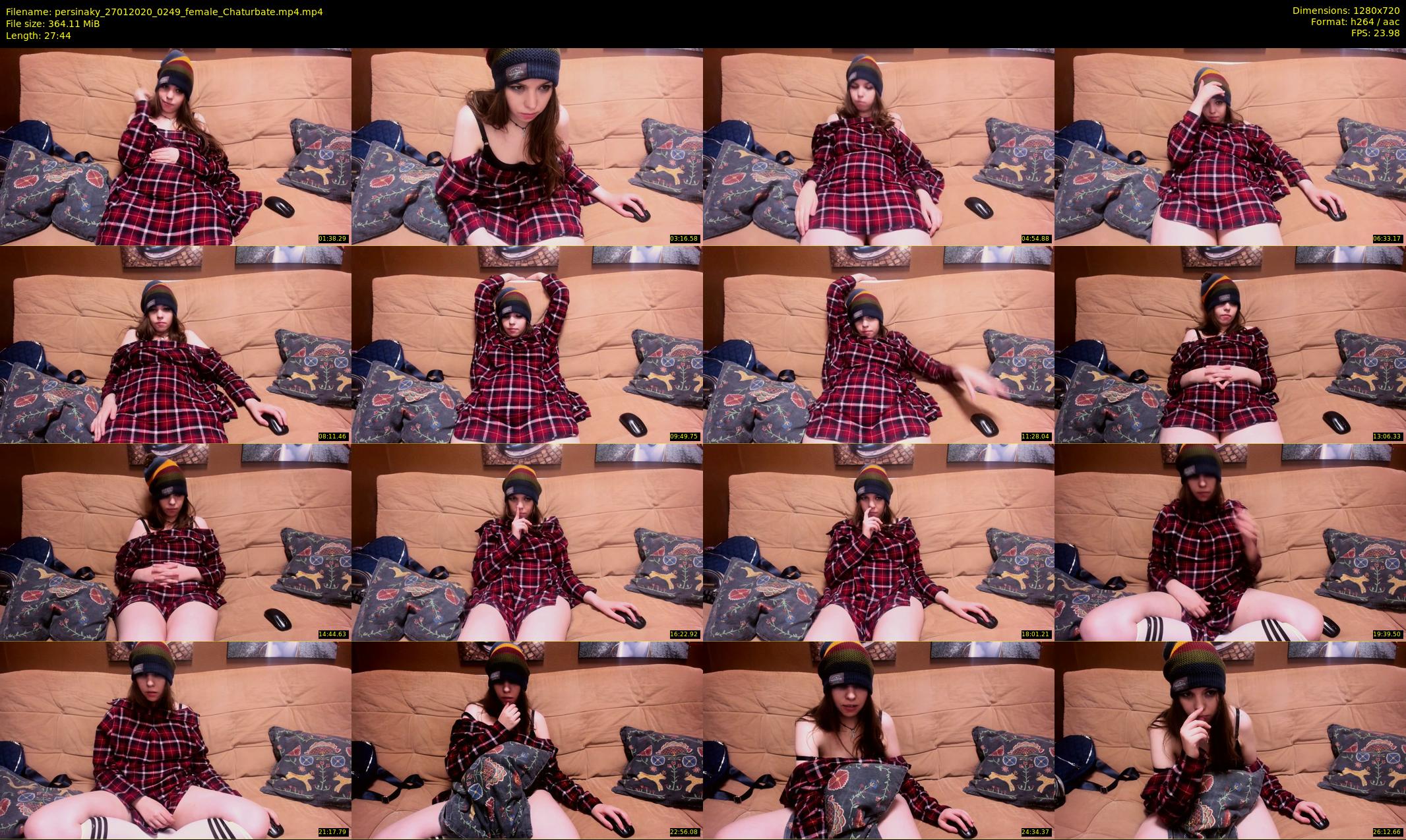 persinaky — 28 minute Chaturbate female cam show recording, 720p, Jan 27, 2020