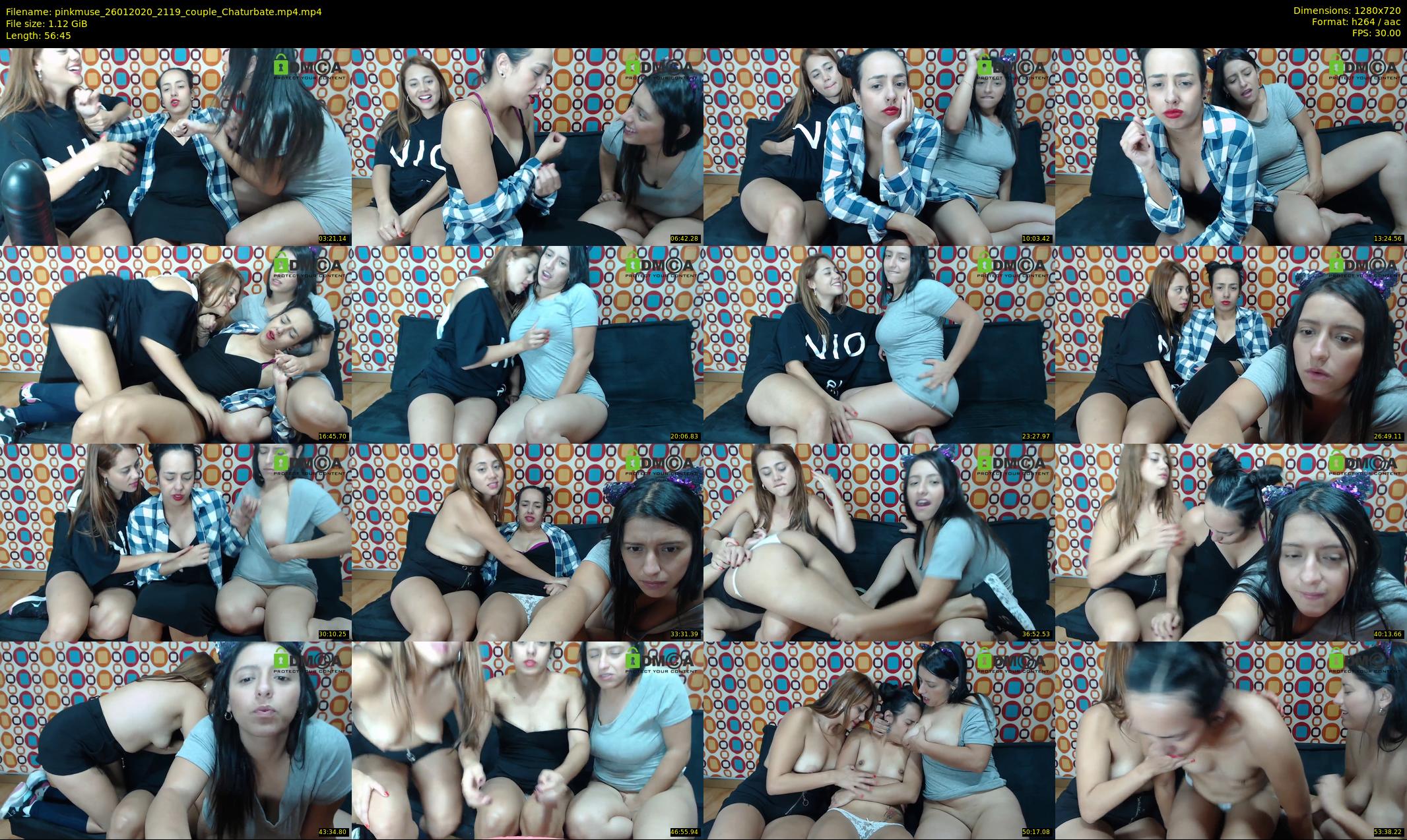 pinkmuse — 57 minute Chaturbate couple cam show recording, 720p, Jan 26, 2020