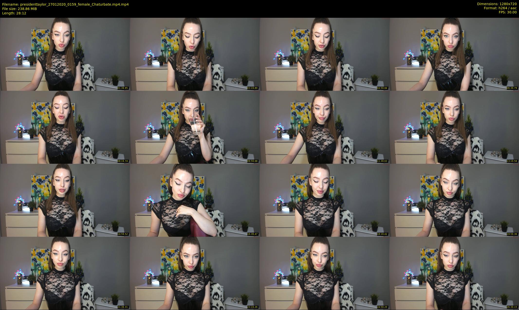 presidenttaylor — 29 minute Chaturbate female cam show recording, 720p, Jan 27, 2020