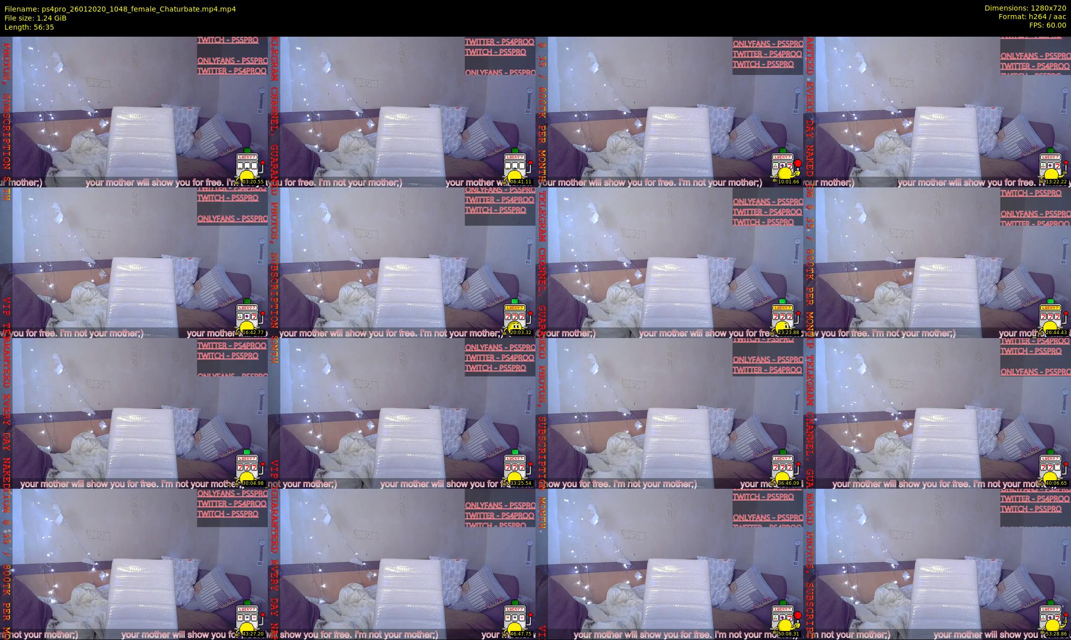 ps4pro — 57 minute Chaturbate female cam show recording, 720p, Jan 26, 2020