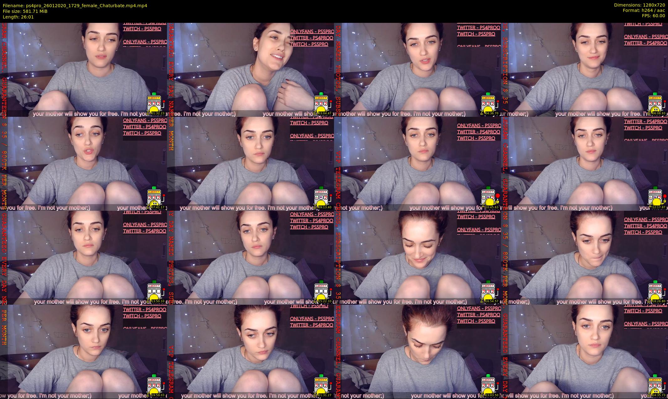 ps4pro — 27 minute Chaturbate female cam show recording, 720p, Jan 26, 2020
