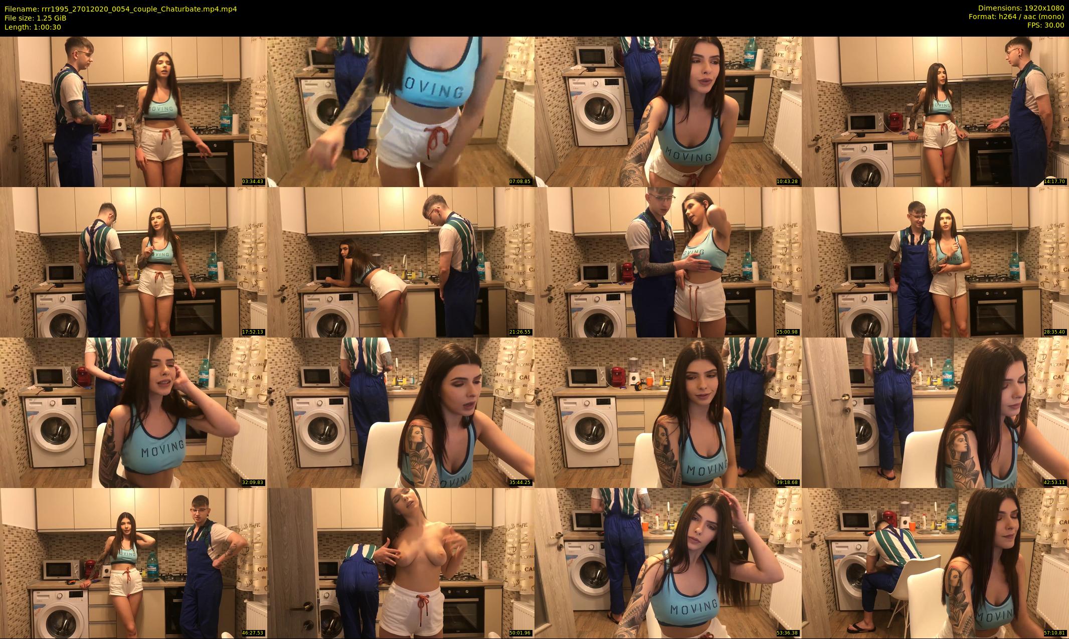 rrr1995 — 61 minute Chaturbate couple cam show recording, 1080p, Jan 27, 2020