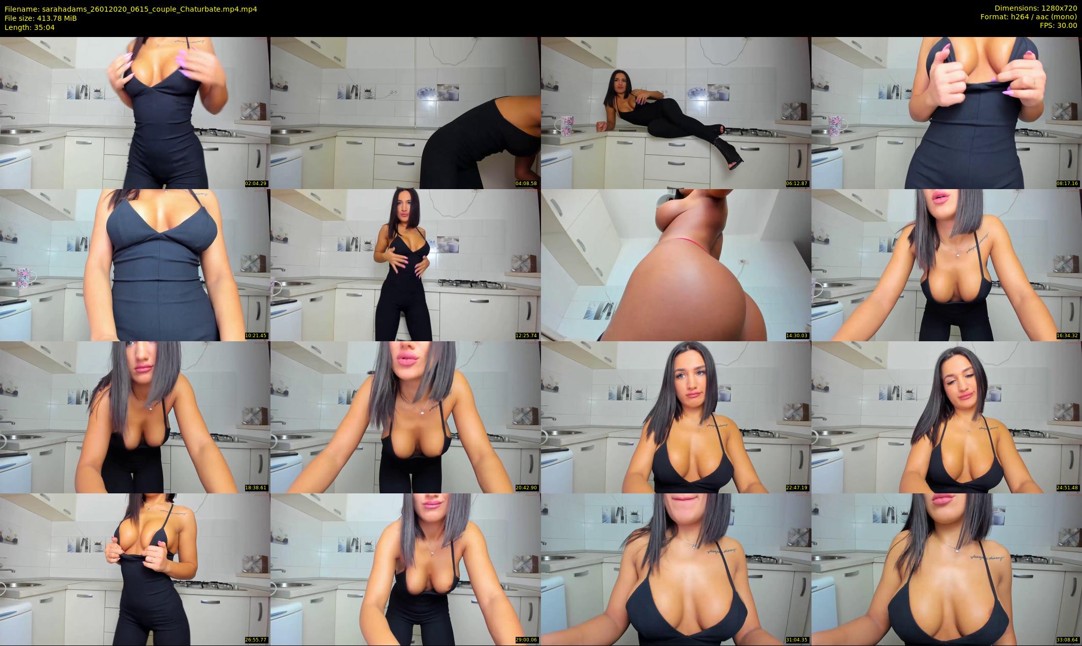 sarahadams — 36 minute Chaturbate female cam show recording, 720p, Jan 26, 2020