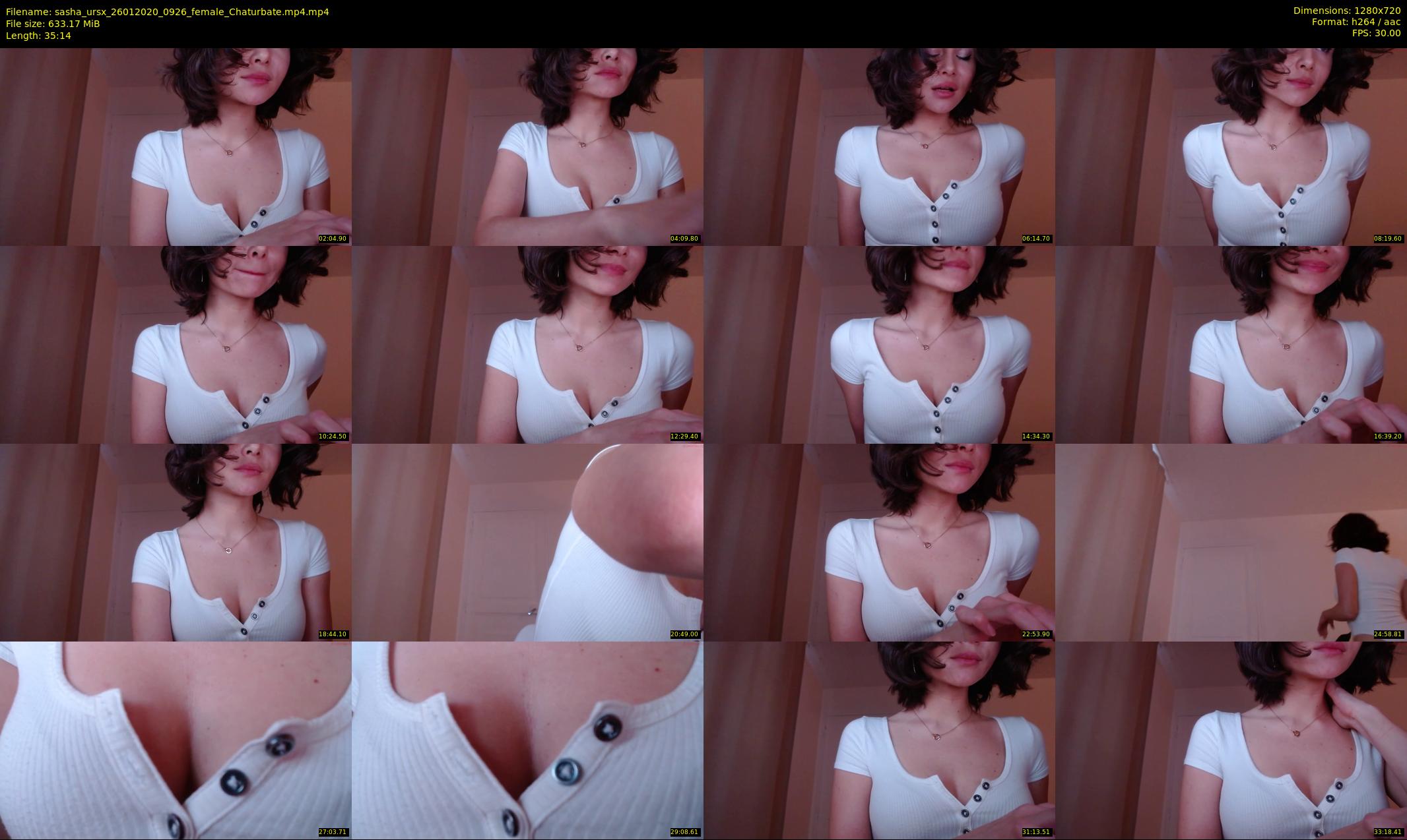 sasha_ursx — 36 minute Chaturbate female cam show recording, 720p, Jan 26, 2020