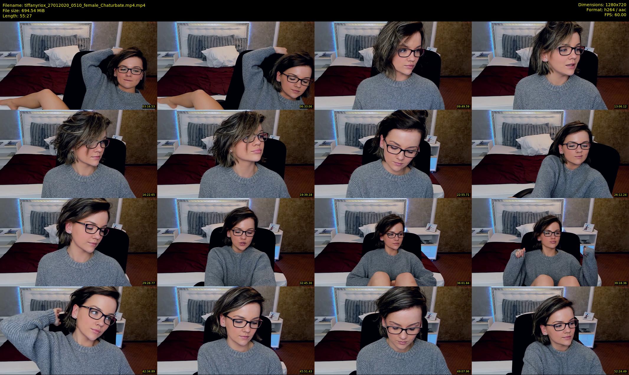 tiffanyriox — 56 minute Chaturbate female cam show recording, 720p, Jan 27, 2020