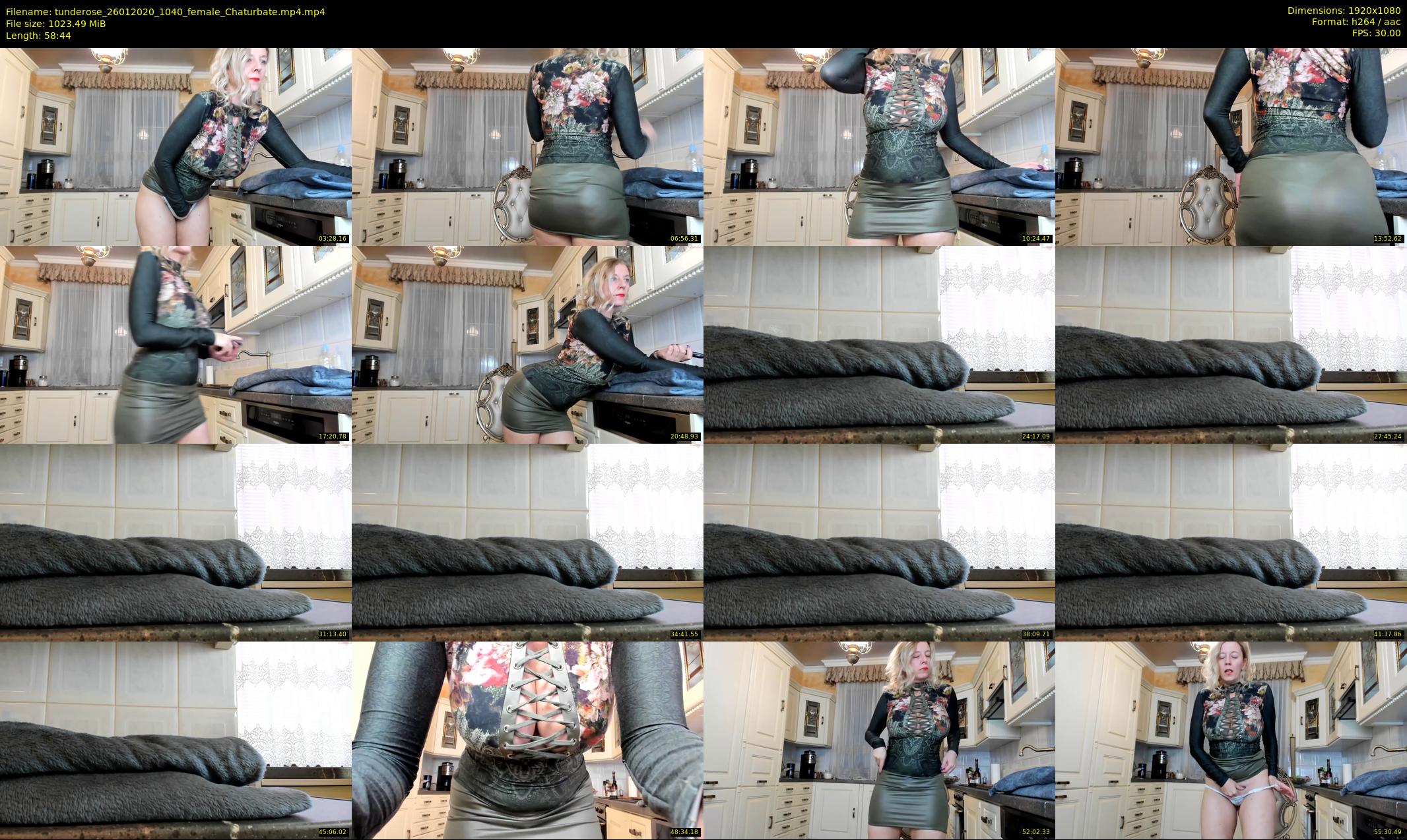 tunderose — 59 minute Chaturbate female cam show recording, 1080p, Jan 26, 2020