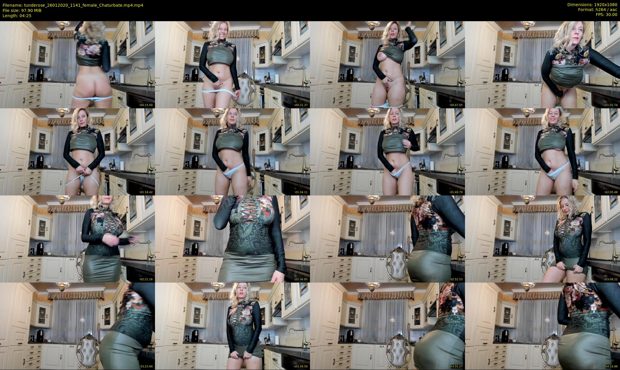 tunderose — 5 minute Chaturbate female cam show recording, 1080p, Jan 26, 2020