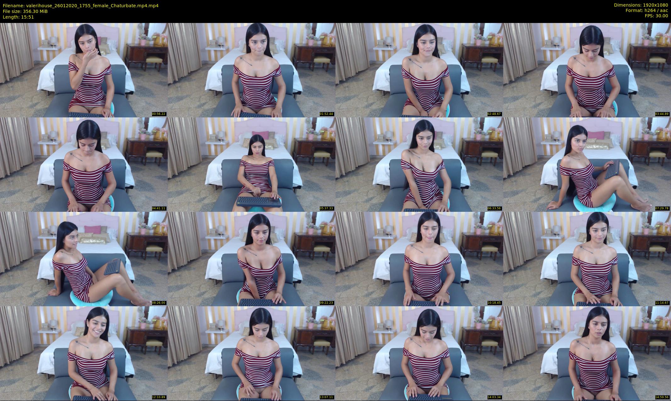 valerihouse — 16 minute Chaturbate female cam show recording, 1080p, Jan 26, 2020