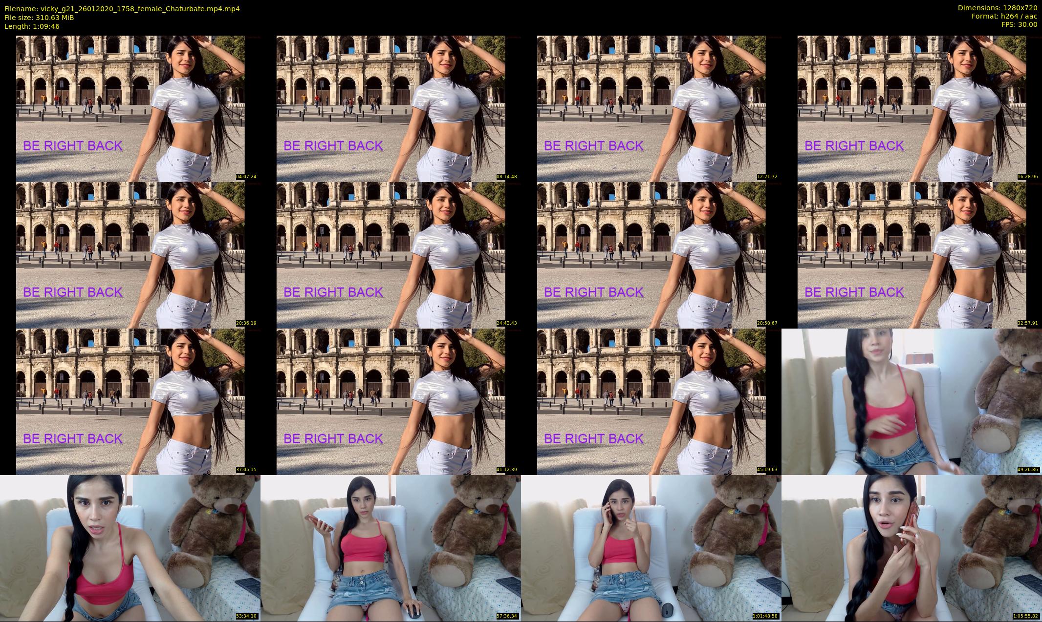 vicky_g21 — 70 minute Chaturbate female cam show recording, 720p, Jan 26, 2020