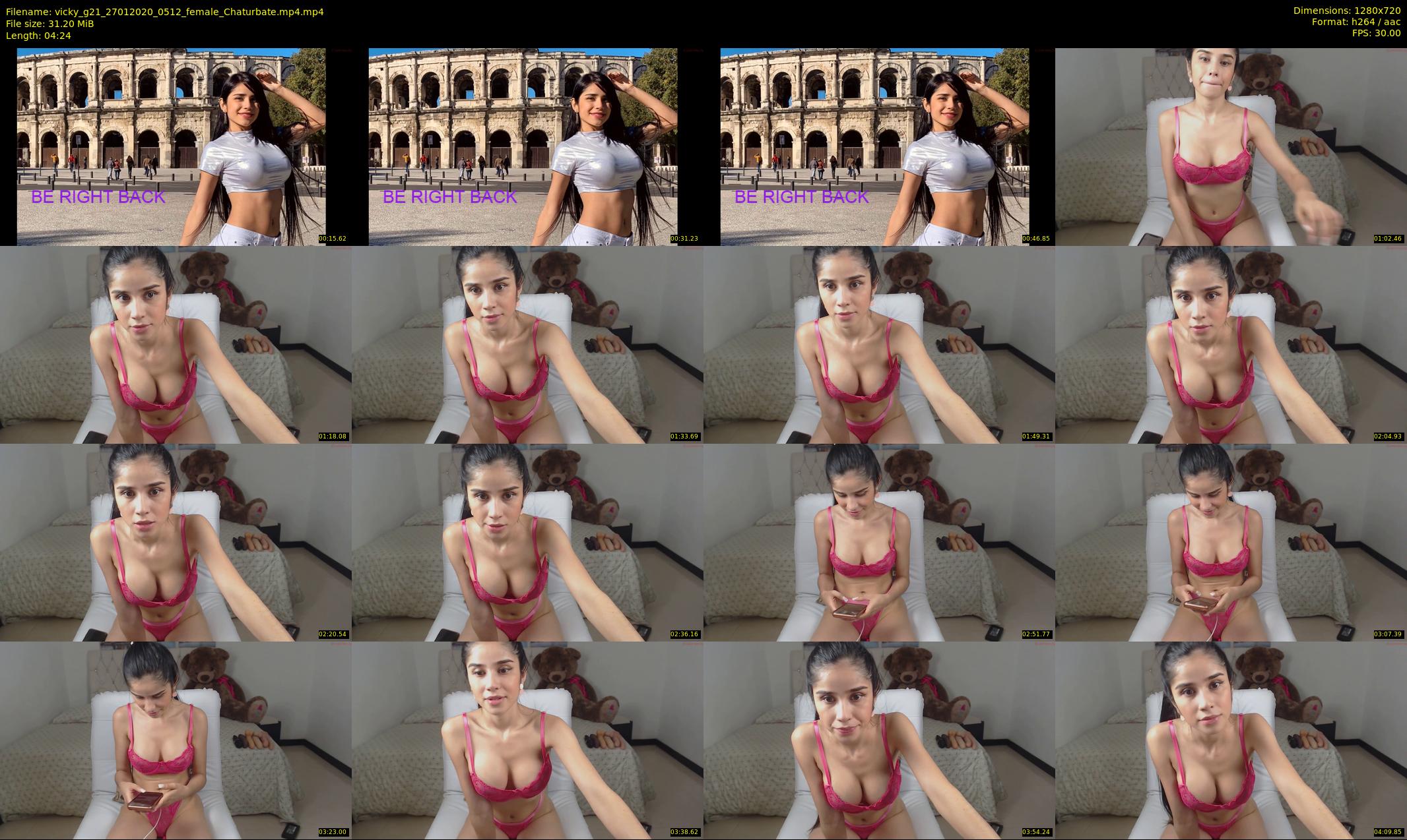 vicky_g21 — 5 minute Chaturbate female cam show recording, 720p, Jan 27, 2020