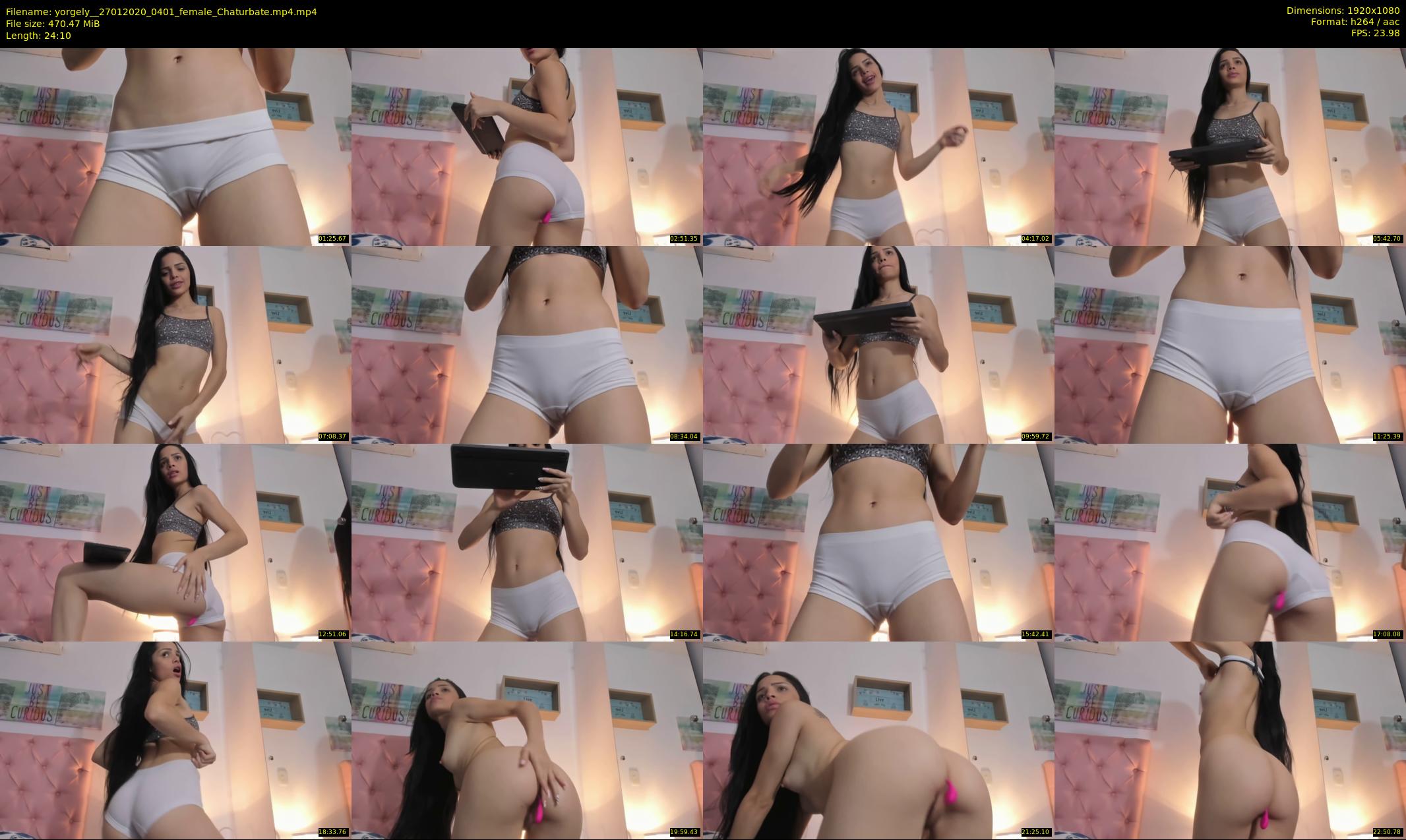 yorgely_ — 25 minute Chaturbate female cam show recording, 1080p, Jan 27, 2020