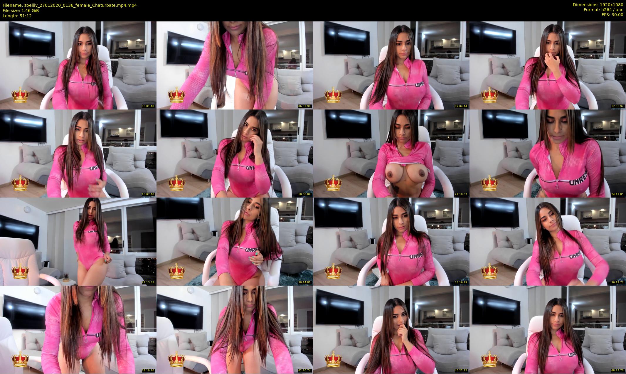 zoeliiv — 52 minute Chaturbate female cam show recording, 1080p, Jan 27, 2020