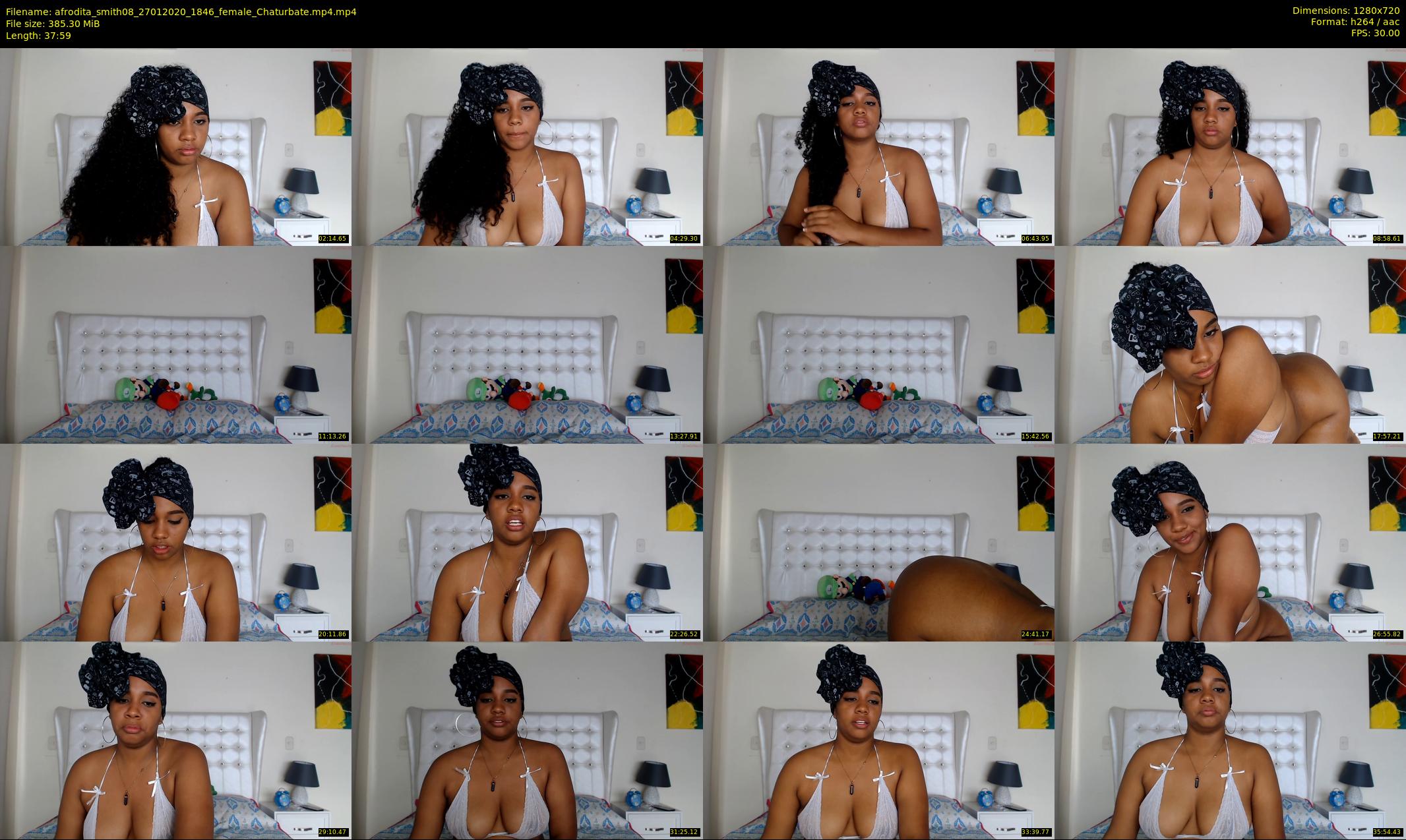 afrodita_smith08 — 38 minute Chaturbate female cam show recording, 720p, Jan 27, 2020