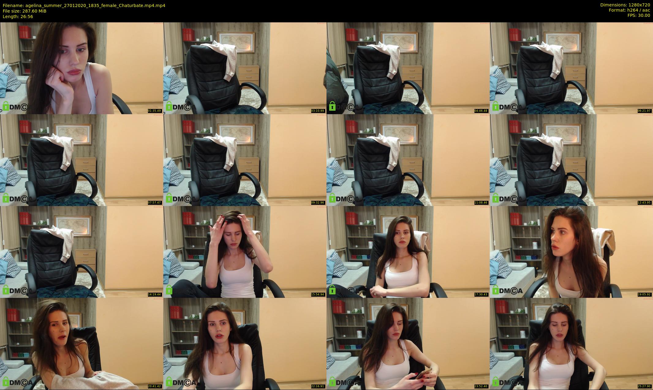 agelina_summer — 27 minute Chaturbate female cam show recording, 720p, Jan 27, 2020