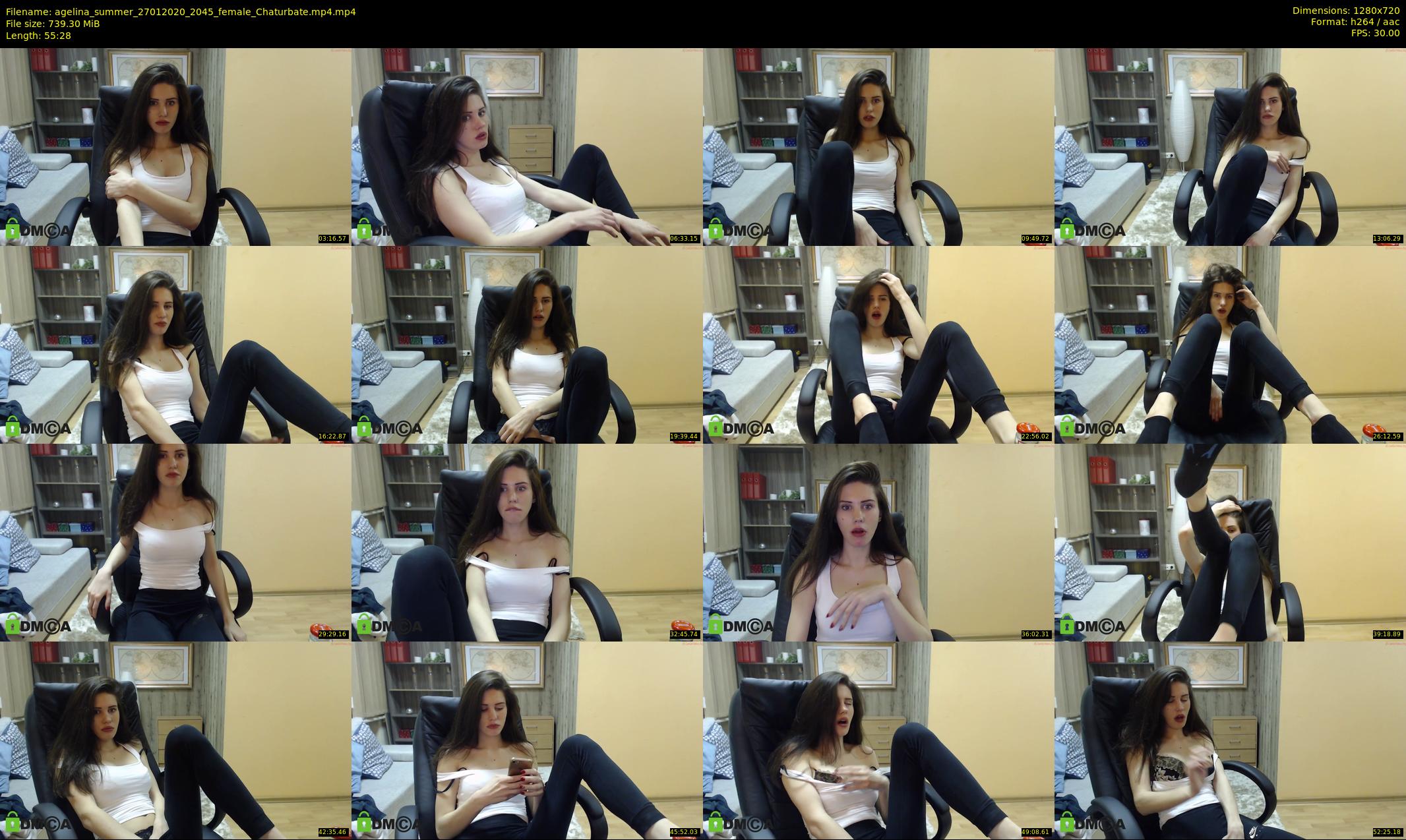 agelina_summer — 56 minute Chaturbate female cam show recording, 720p, Jan 27, 2020
