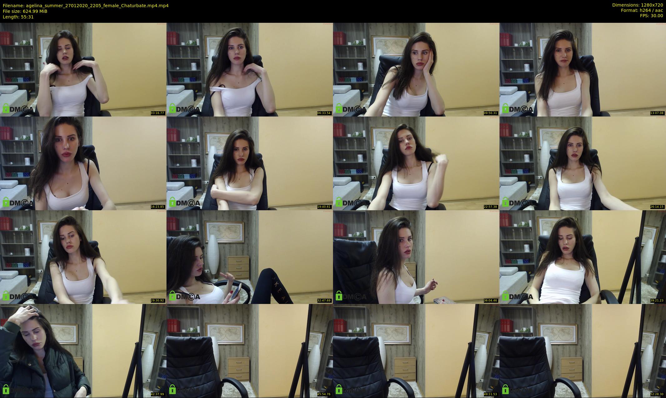agelina_summer — 56 minute Chaturbate female cam show recording, 720p, Jan 27, 2020