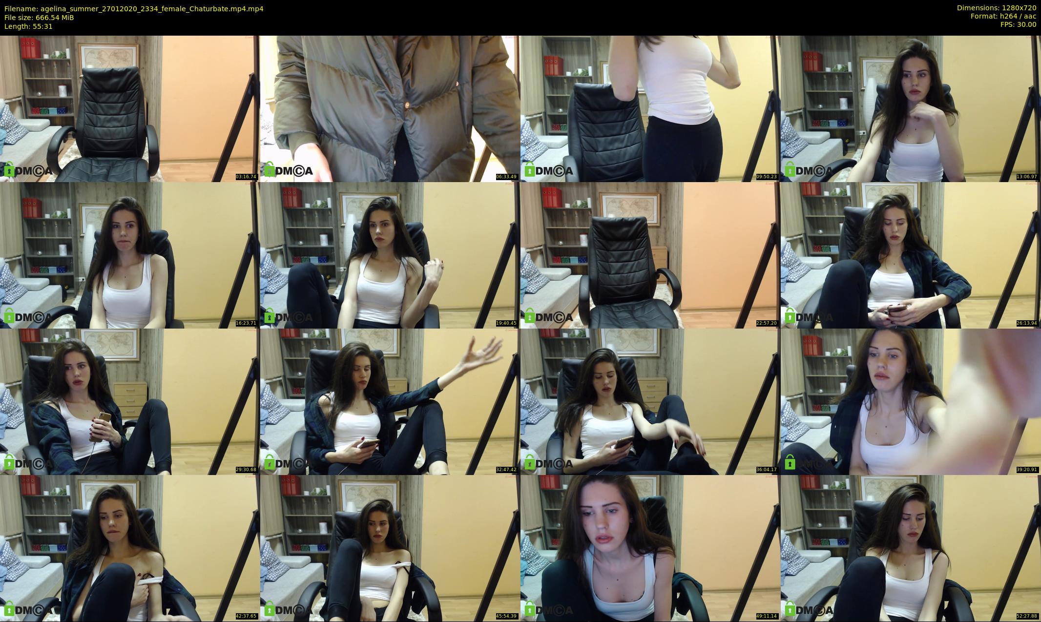 agelina_summer — 56 minute Chaturbate female cam show recording, 720p, Jan 27, 2020