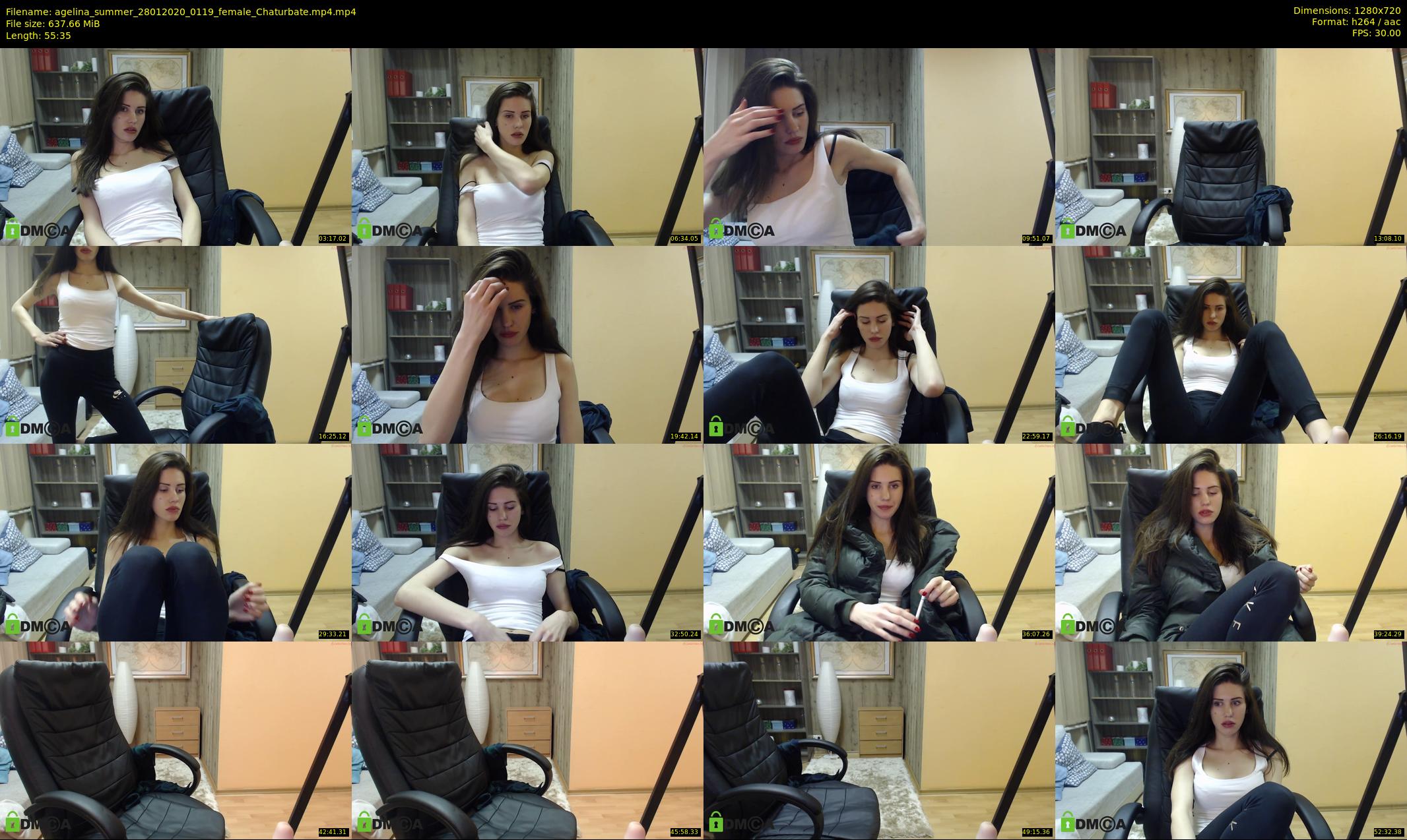 agelina_summer — 56 minute Chaturbate female cam show recording, 720p, Jan 28, 2020
