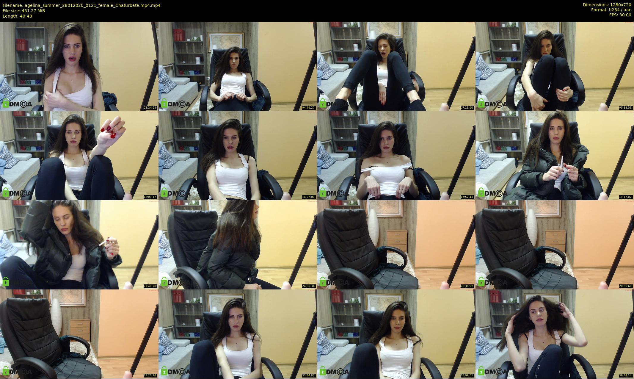 agelina_summer — 41 minute Chaturbate female cam show recording, 720p, Jan 28, 2020