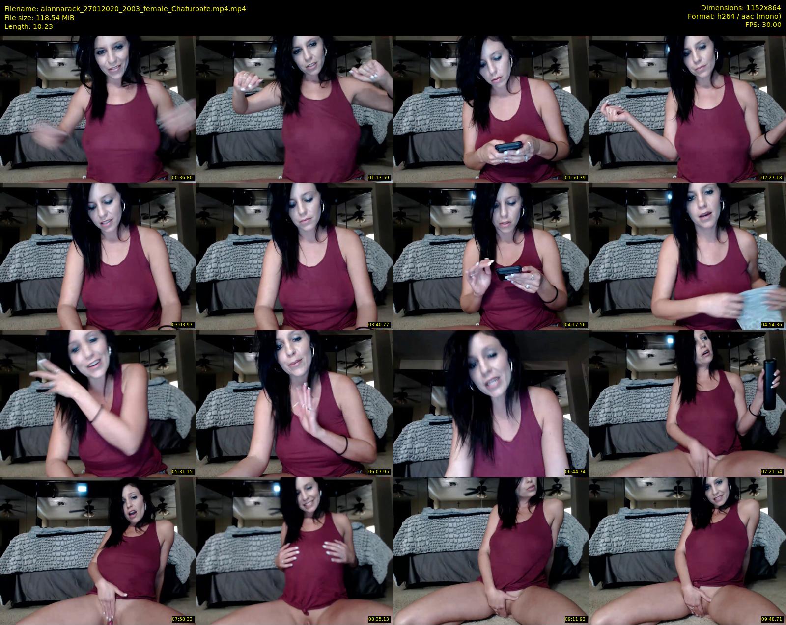 alannarack — 11 minute Chaturbate female cam show recording, 720p, Jan 27, 2020